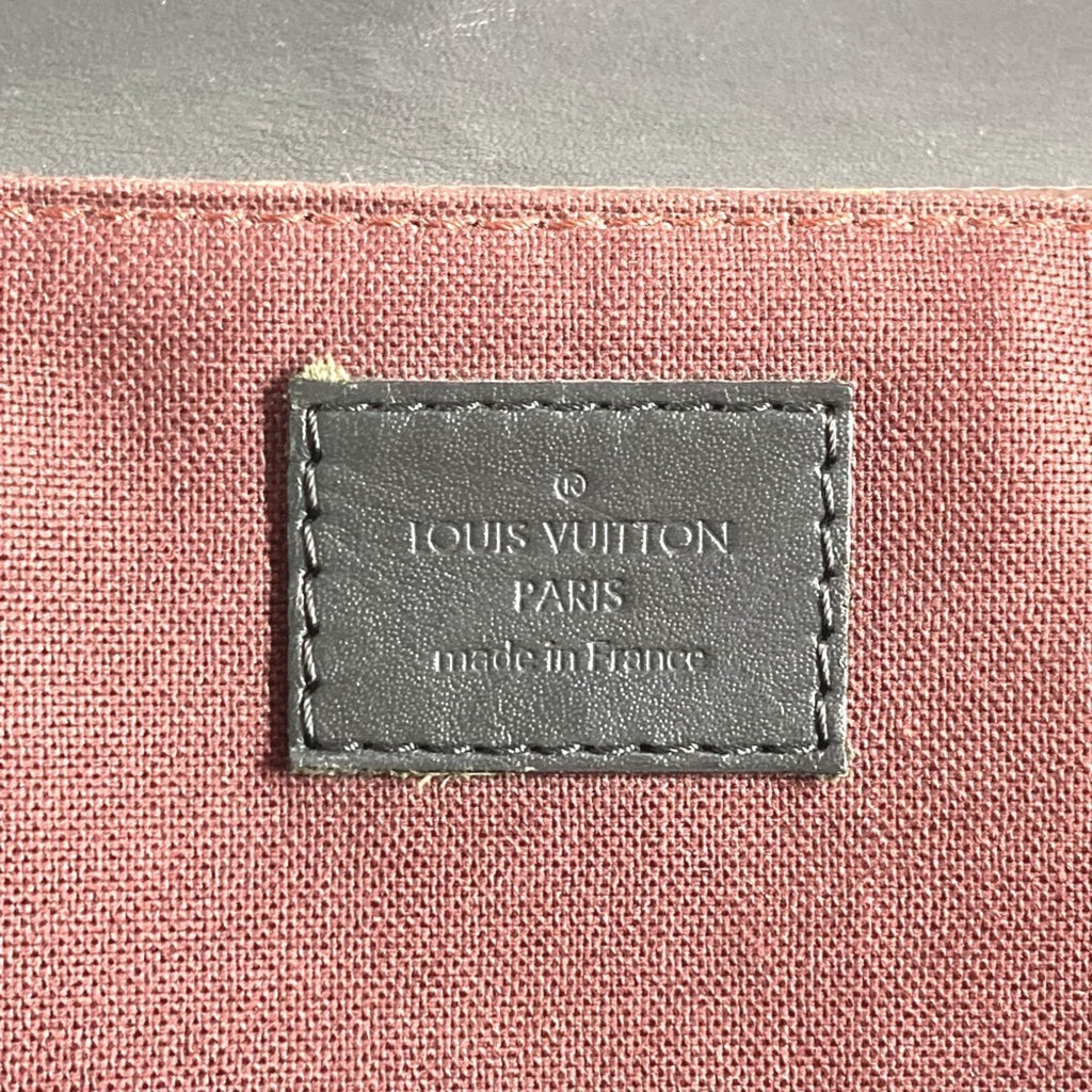 Louis Vuitton Black Brown Galle Monogram Backpack