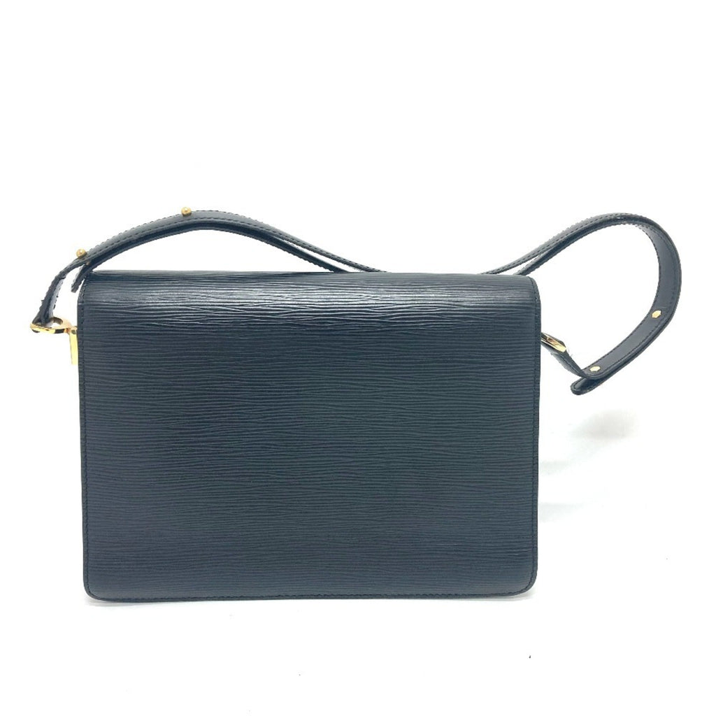 Louis Vuitton Black Noir Epi Leather Handbag Shoulder Bag