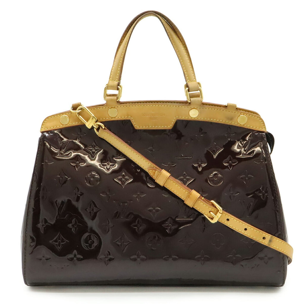 Louis Vuitton Amarante Monogram Vernis Handbag Shoulder Bag Tote Bag