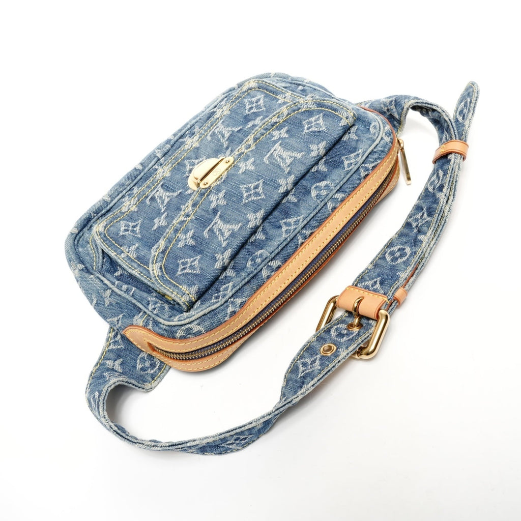 Louis Vuitton Monogram Denim Blue Denim Fanny Pack
