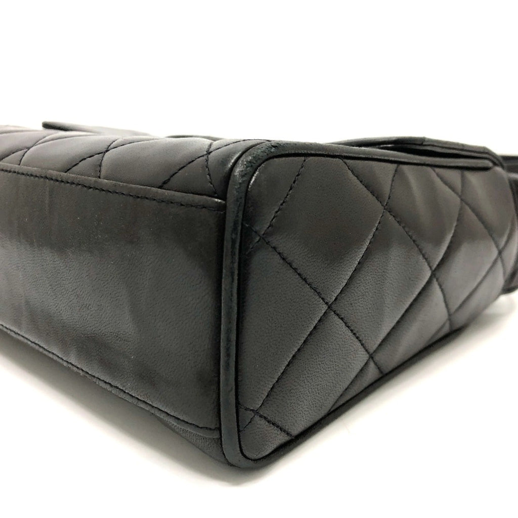 Chanel Black Leather Shoulder Bag