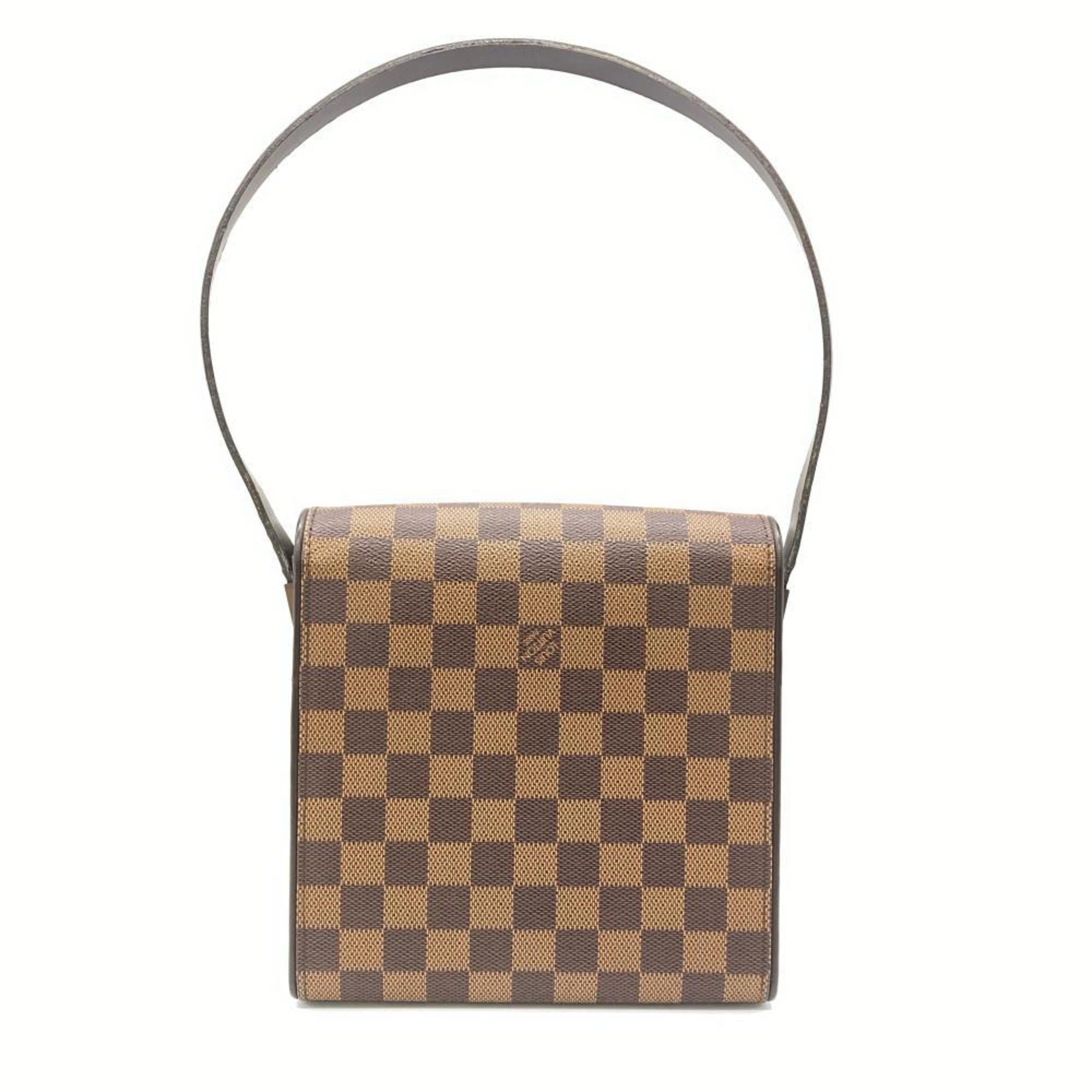 Louis Vuitton Damier Damier Canvas Ebene Damier Canvas Shoulder Bag