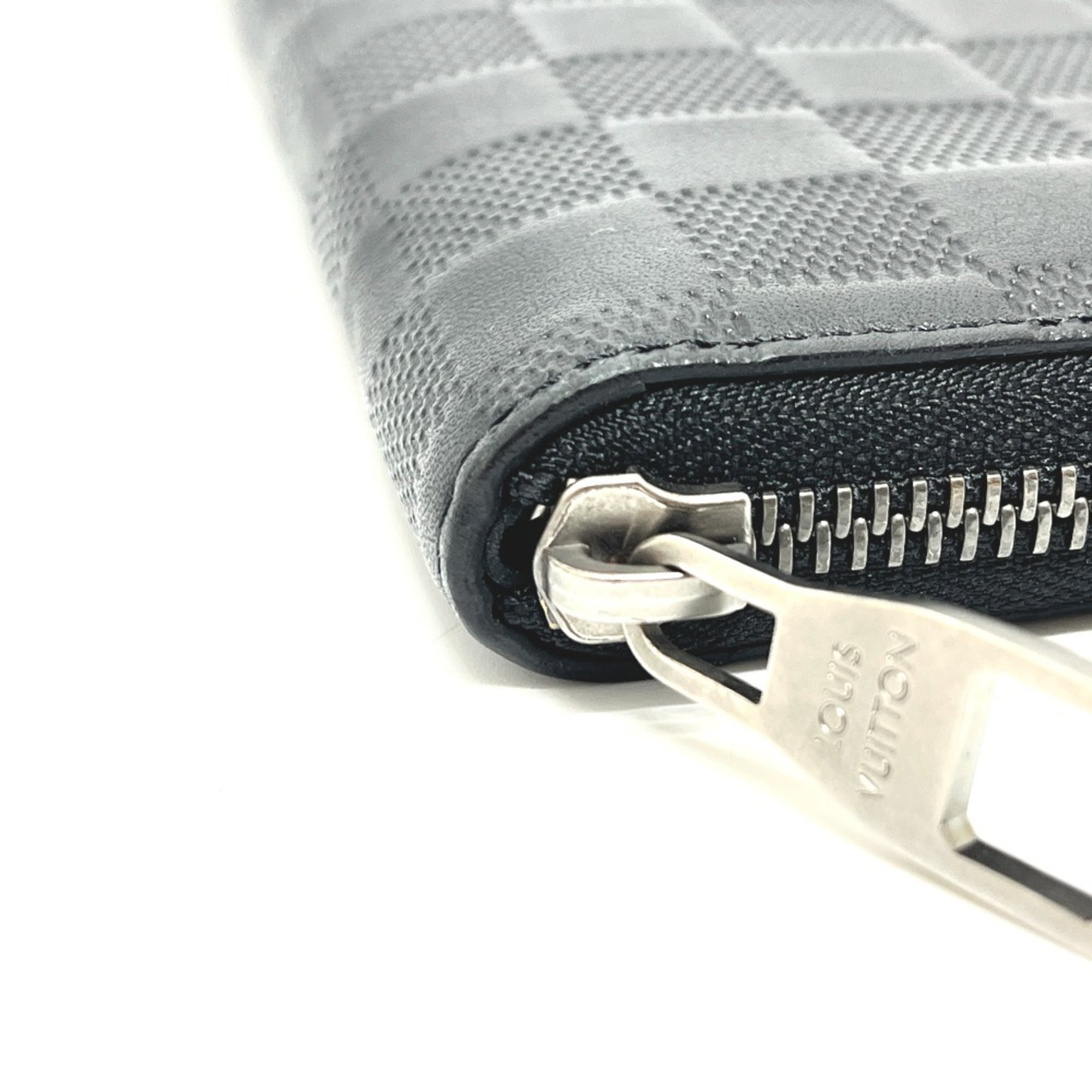 Louis Vuitton Black Damier Infini Long Wallet