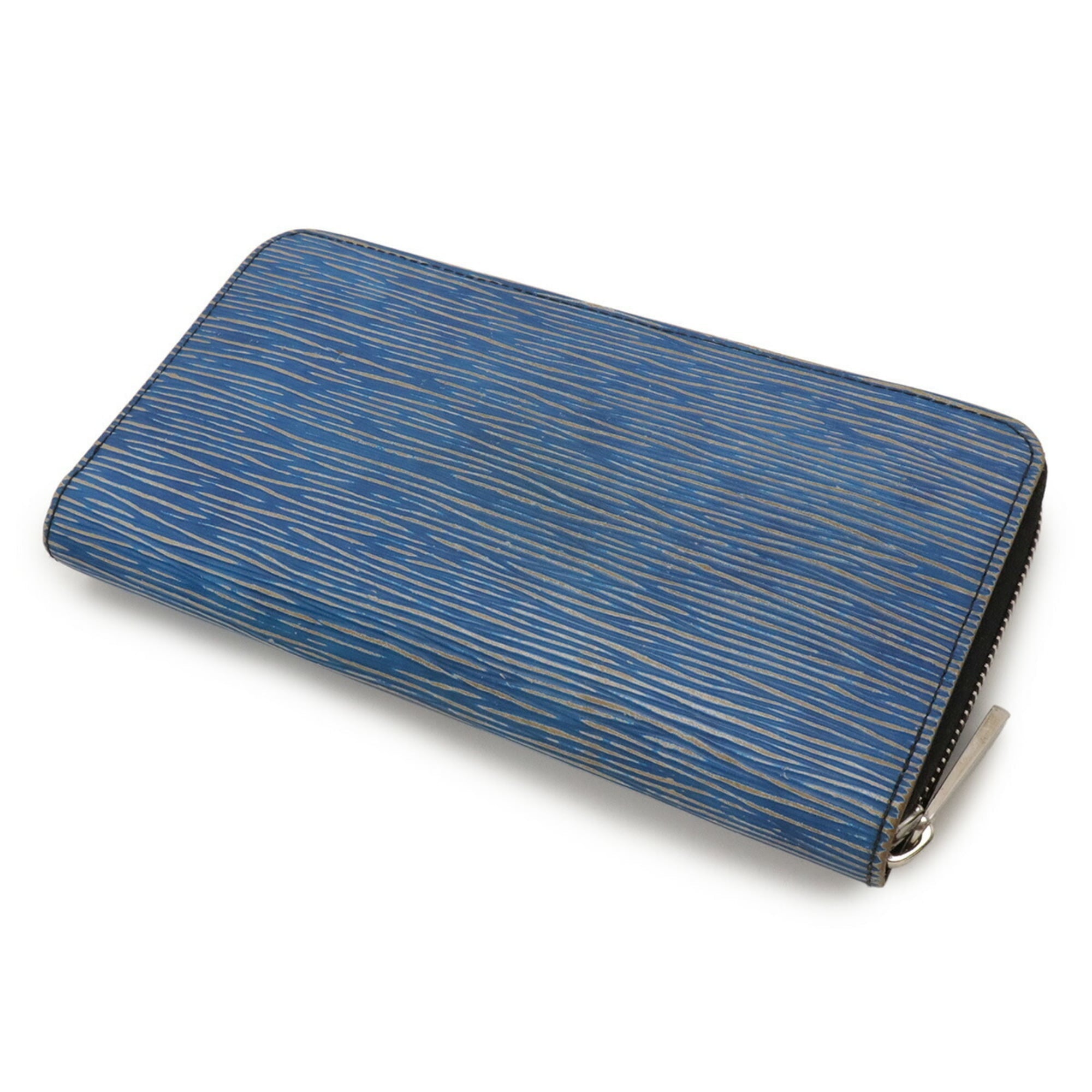 Louis Vuitton Blue Light Blue Epi Leather Long Wallet