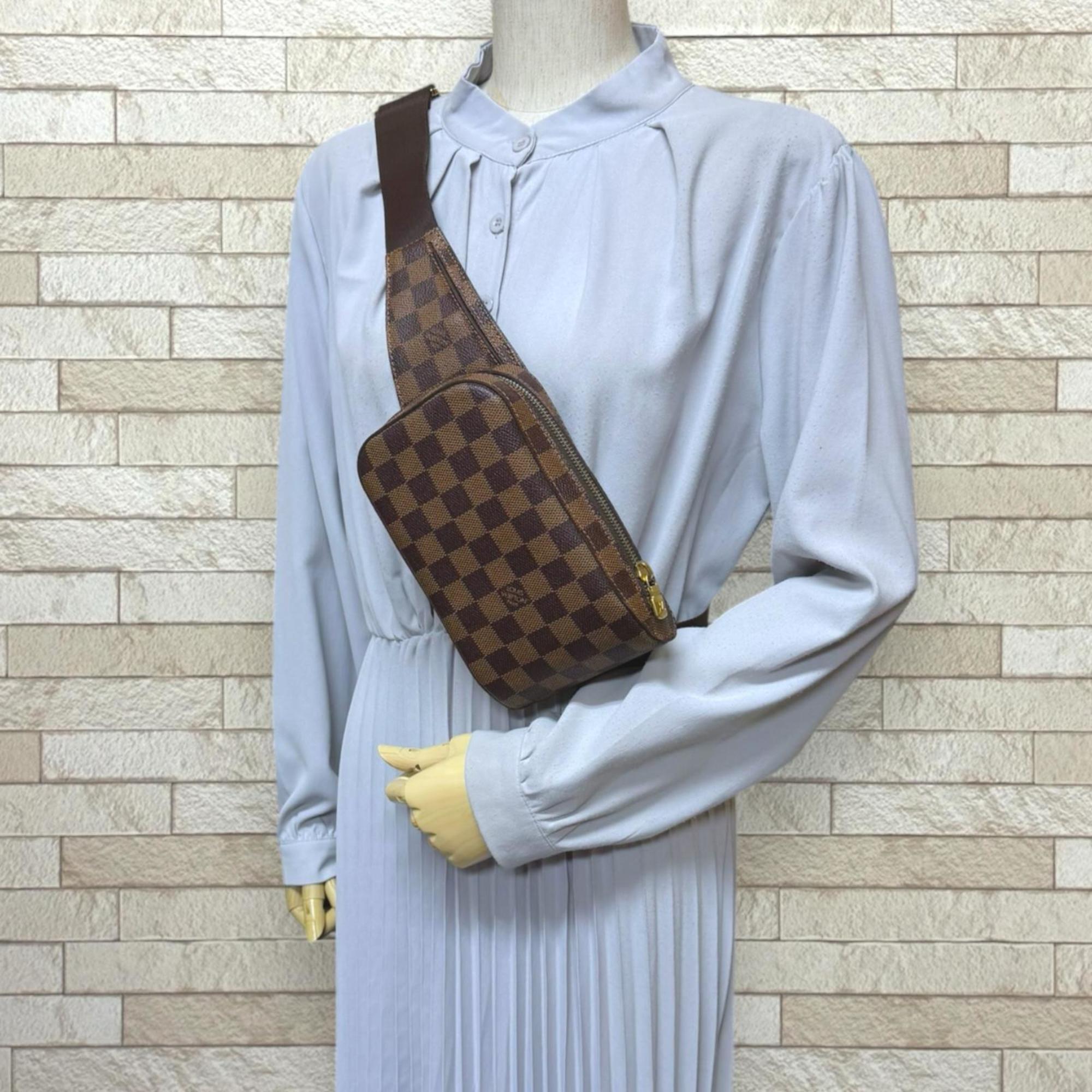 Louis Vuitton Brown Damier Canvas Fanny Pack Sling Bag