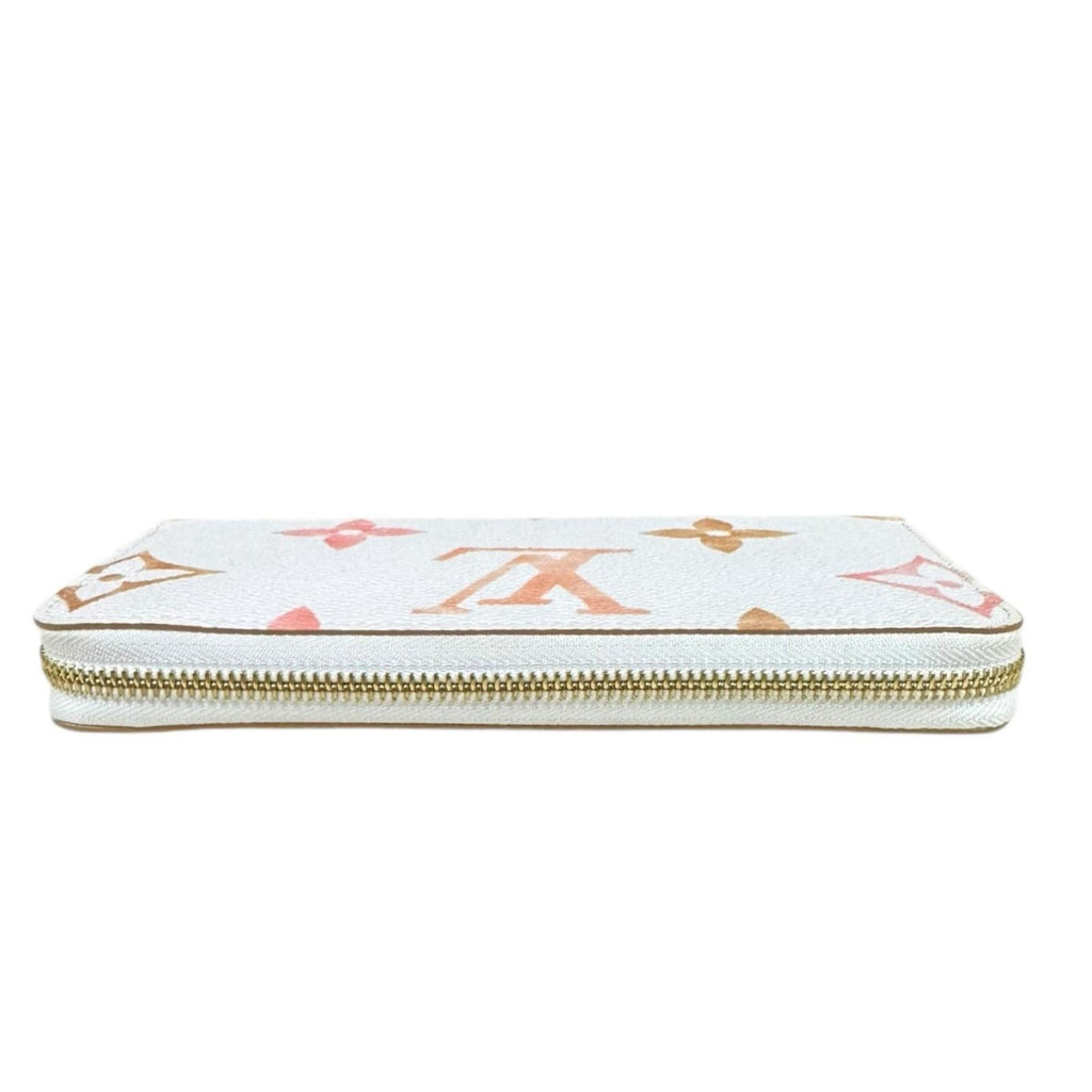 Louis Vuitton Pink White Monogram Empreinte Long Wallet