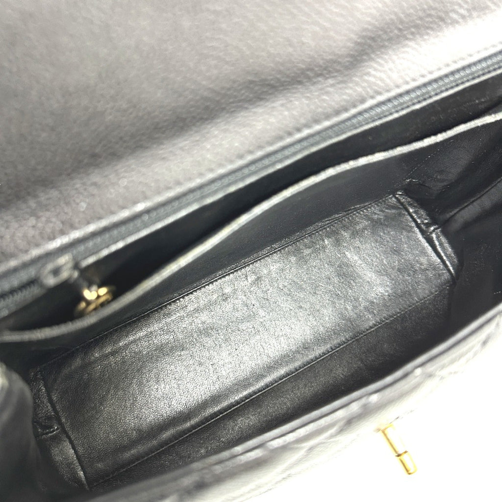 Chanel Black Leather Handbag