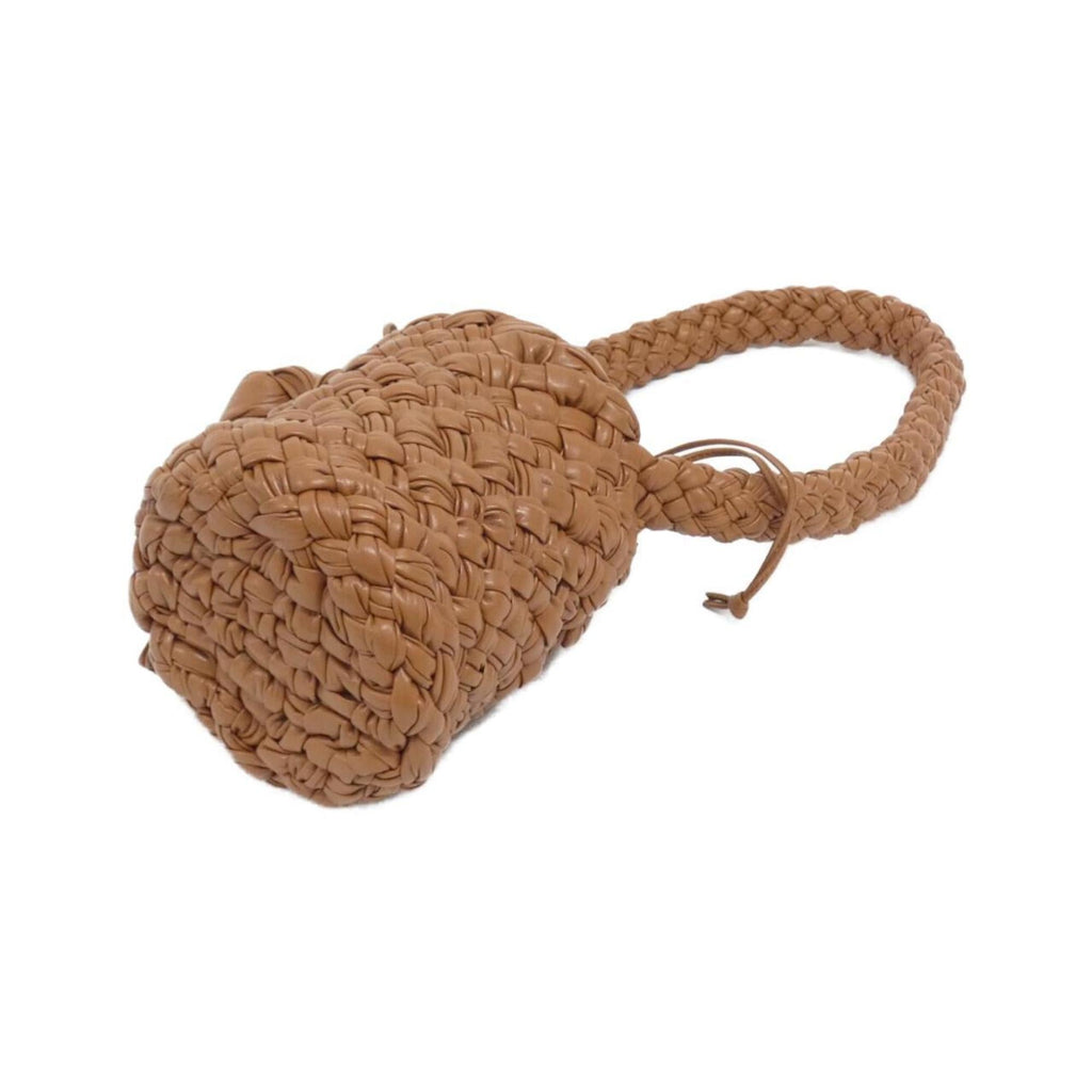 Bottega Veneta Beige Brown Leather Shoulder Bag
