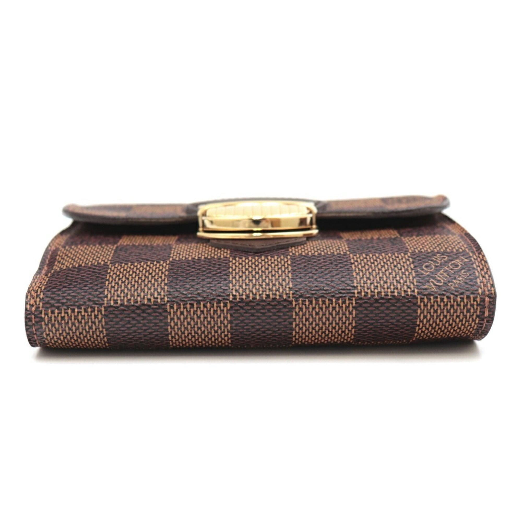 Louis Vuitton Damier Women's Damier Canvas Wallet (tri-fold) Br