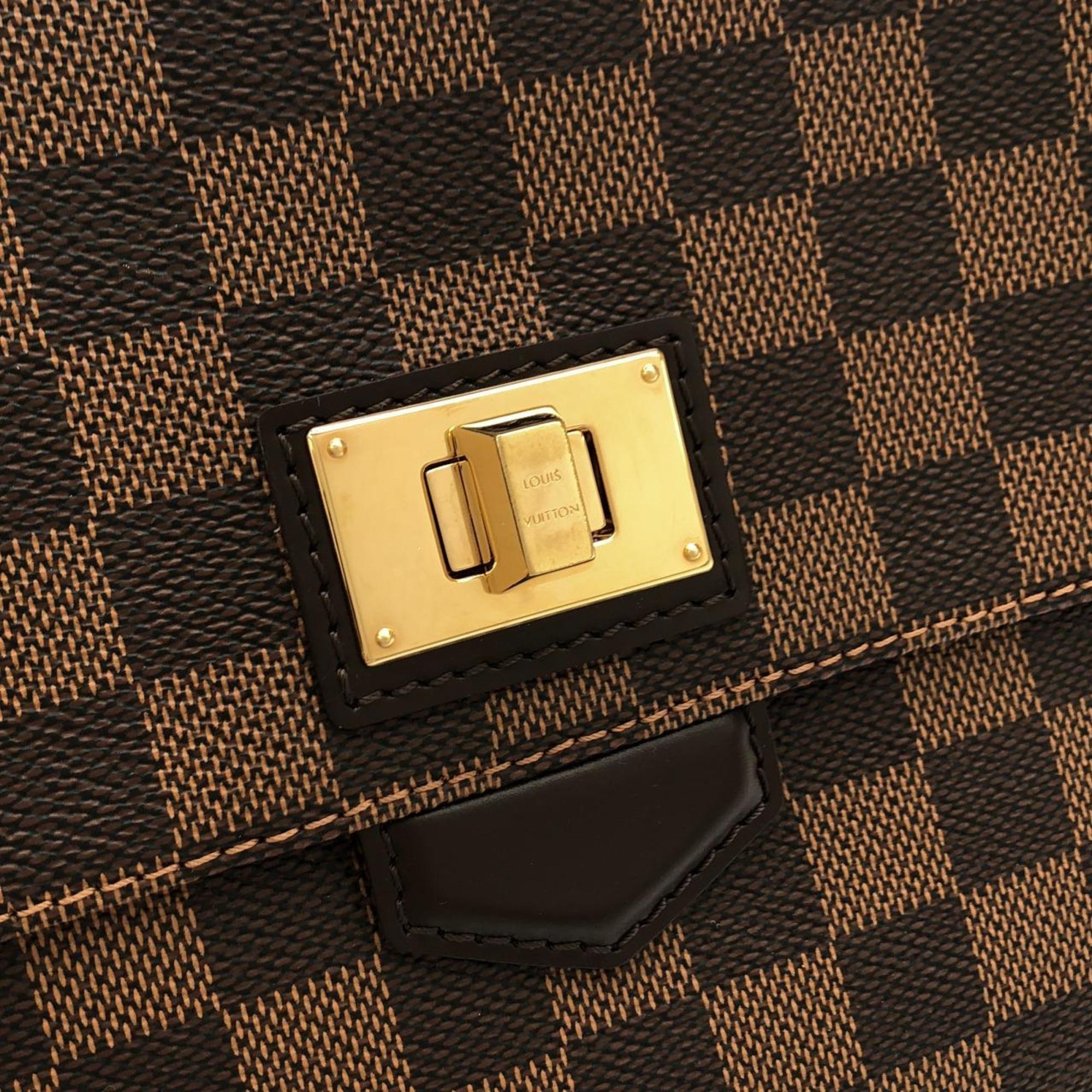 Louis Vuitton Damier Canvas Ebene Coated Canvas Shoulder Bag