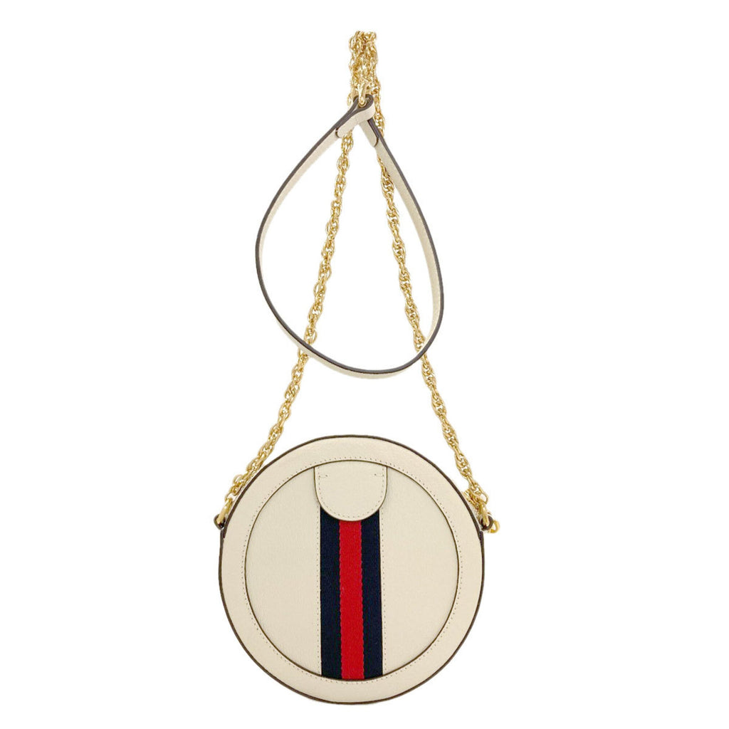 Gucci White Leather Shoulder Bag (Pre-Owned)