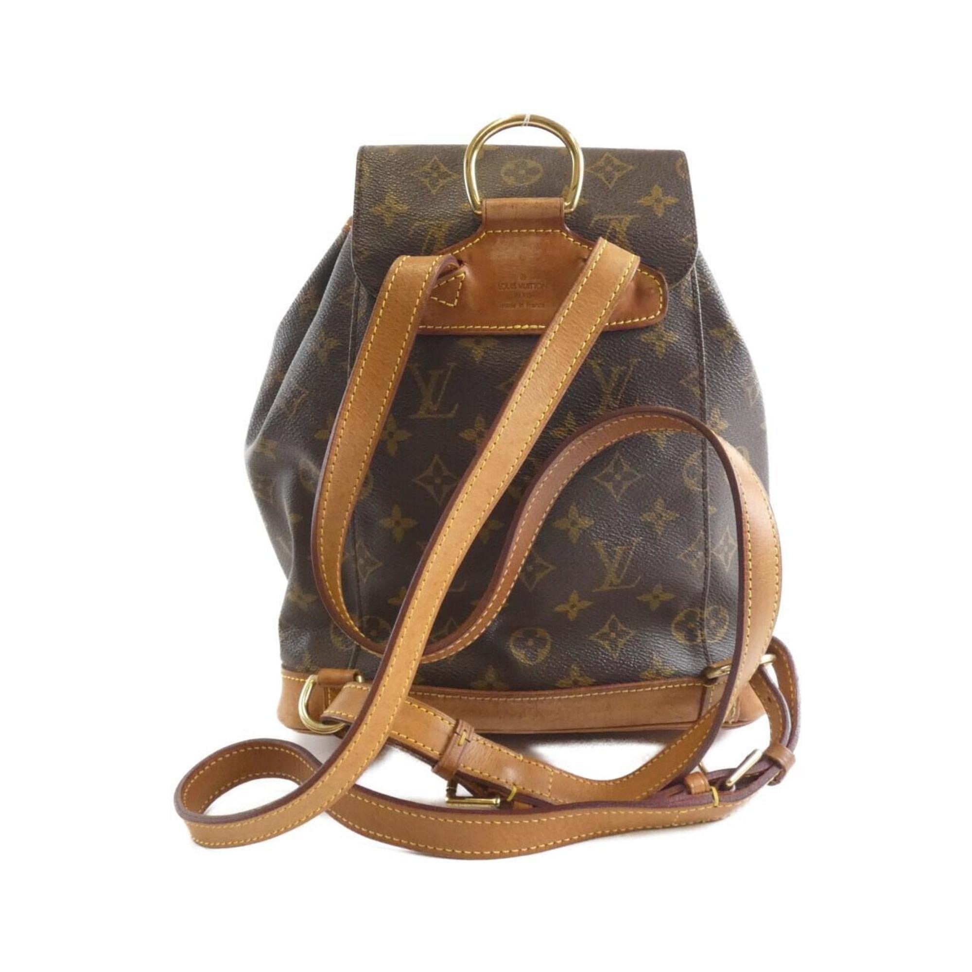 Louis Vuitton Marron Coated Canvas Backpack