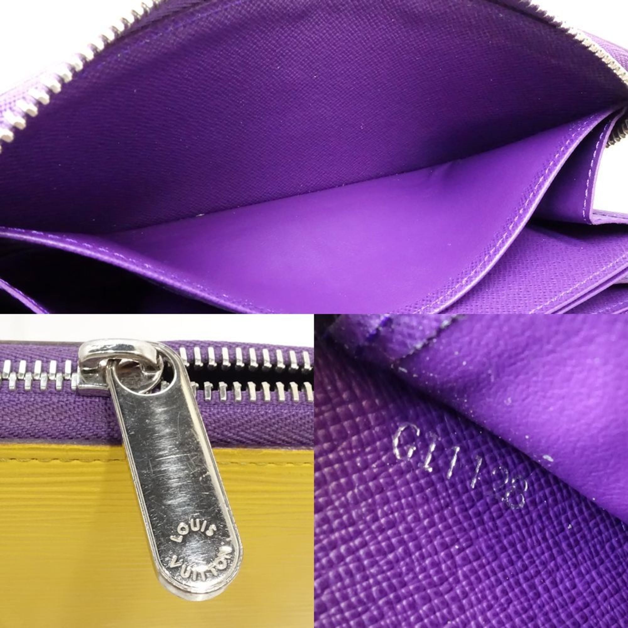 Louis Vuitton Epi Citron Leather Long Wallet