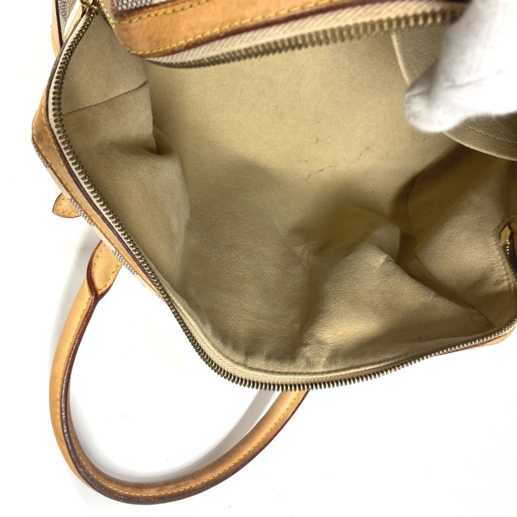 Louis Vuitton White Handbag Tote Bag