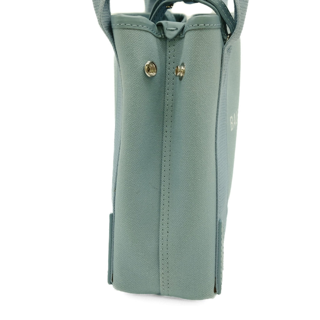 Balenciaga Light Blue Canvas Tote