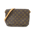 Louis Vuitton Marron Coated Canvas Shoulder Bag