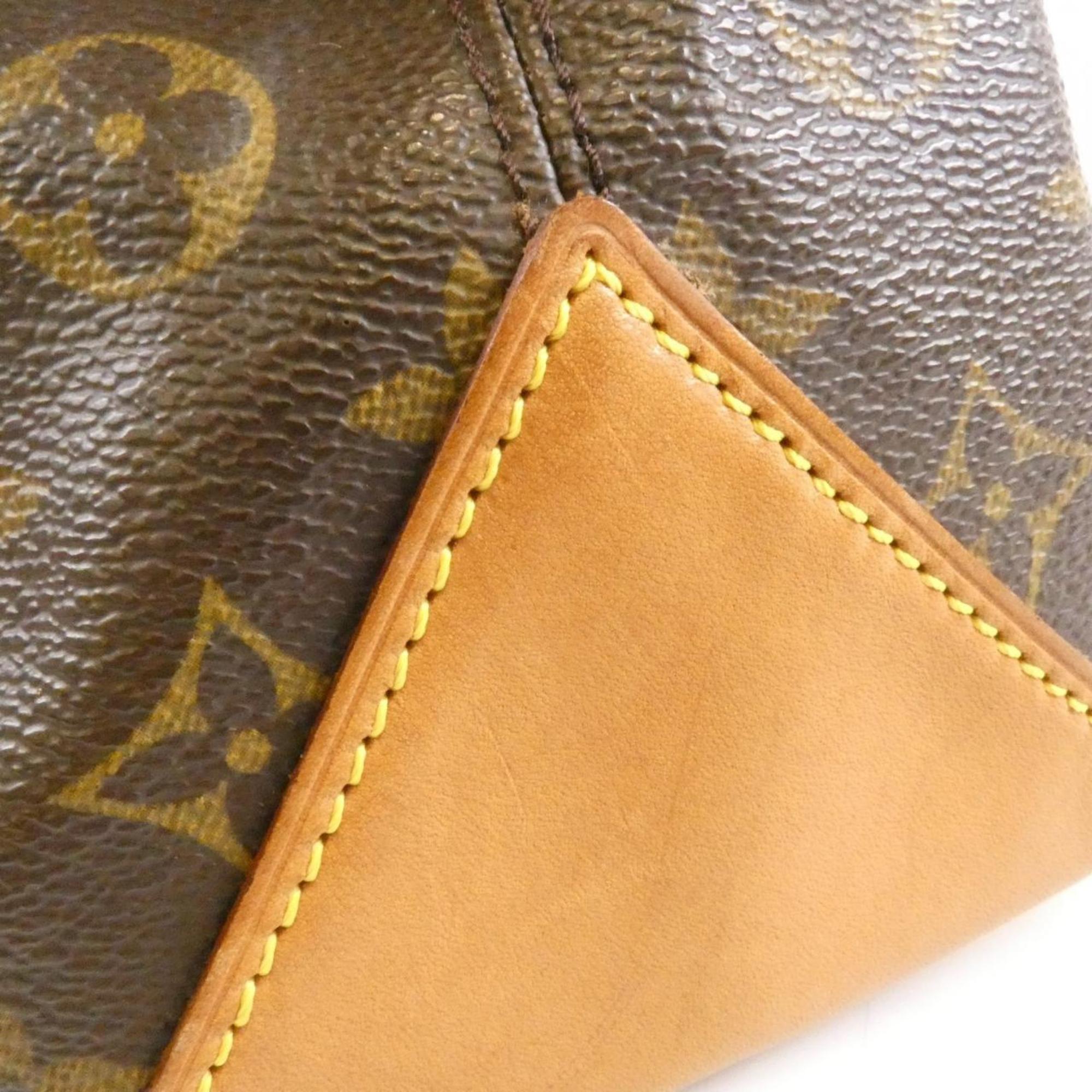 Louis Vuitton Brown Coated Canvas Handbag
