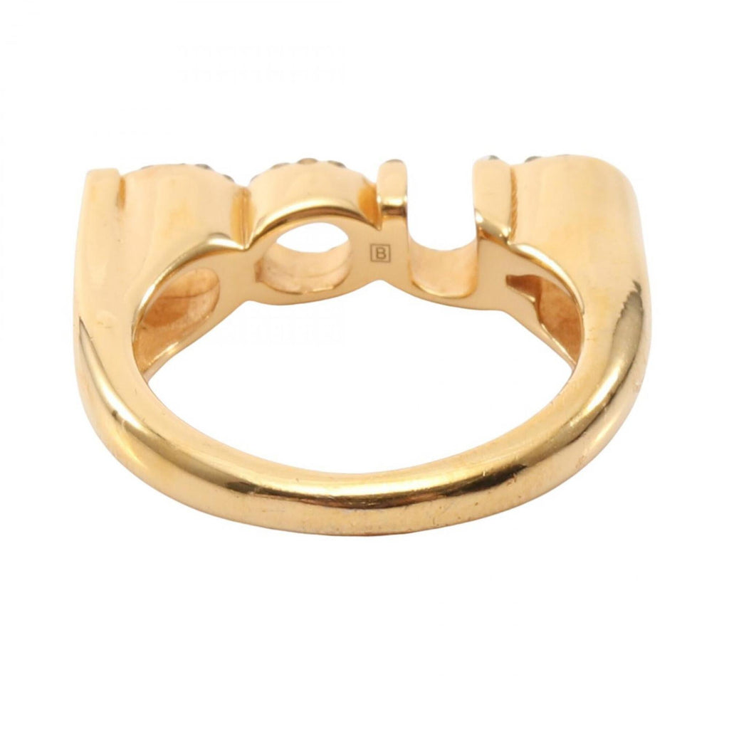 Gucci Gold Gold Plating Band Ring (Pre-Owned)