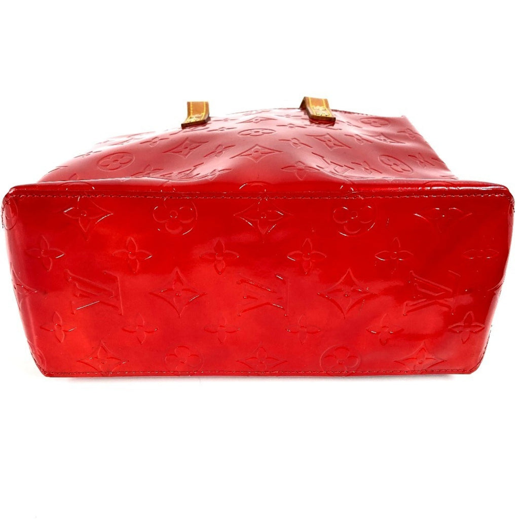 Louis Vuitton Red Color Rouge Monogram Vernis Handbag Tote Bag