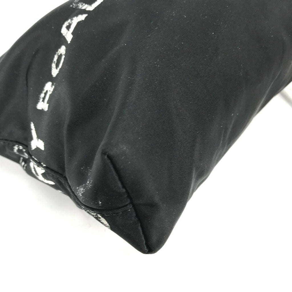 Burberry Black White Nylon Clutch Bag Pouch