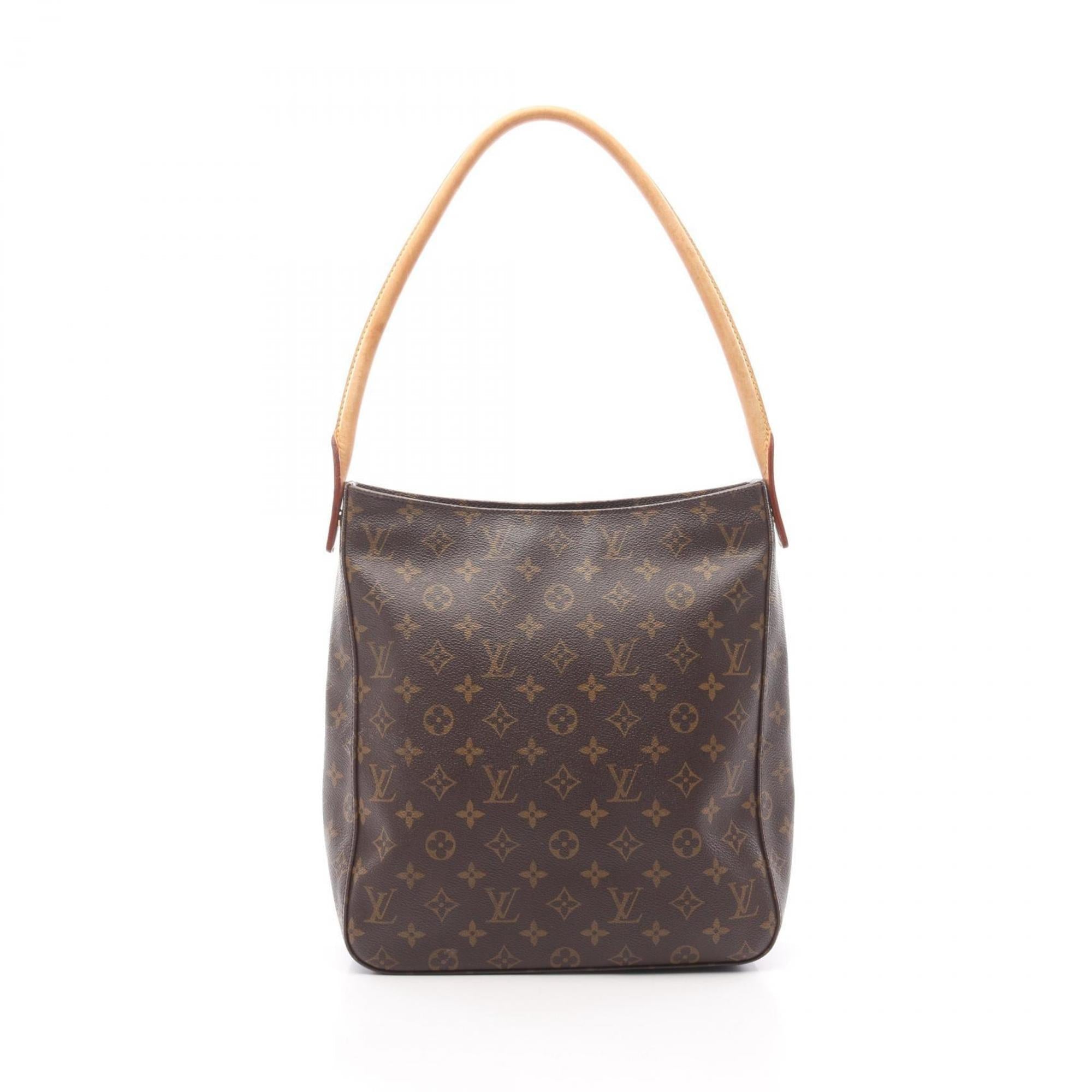 Louis Vuitton Brown Pvc Leather Shoulder Bag