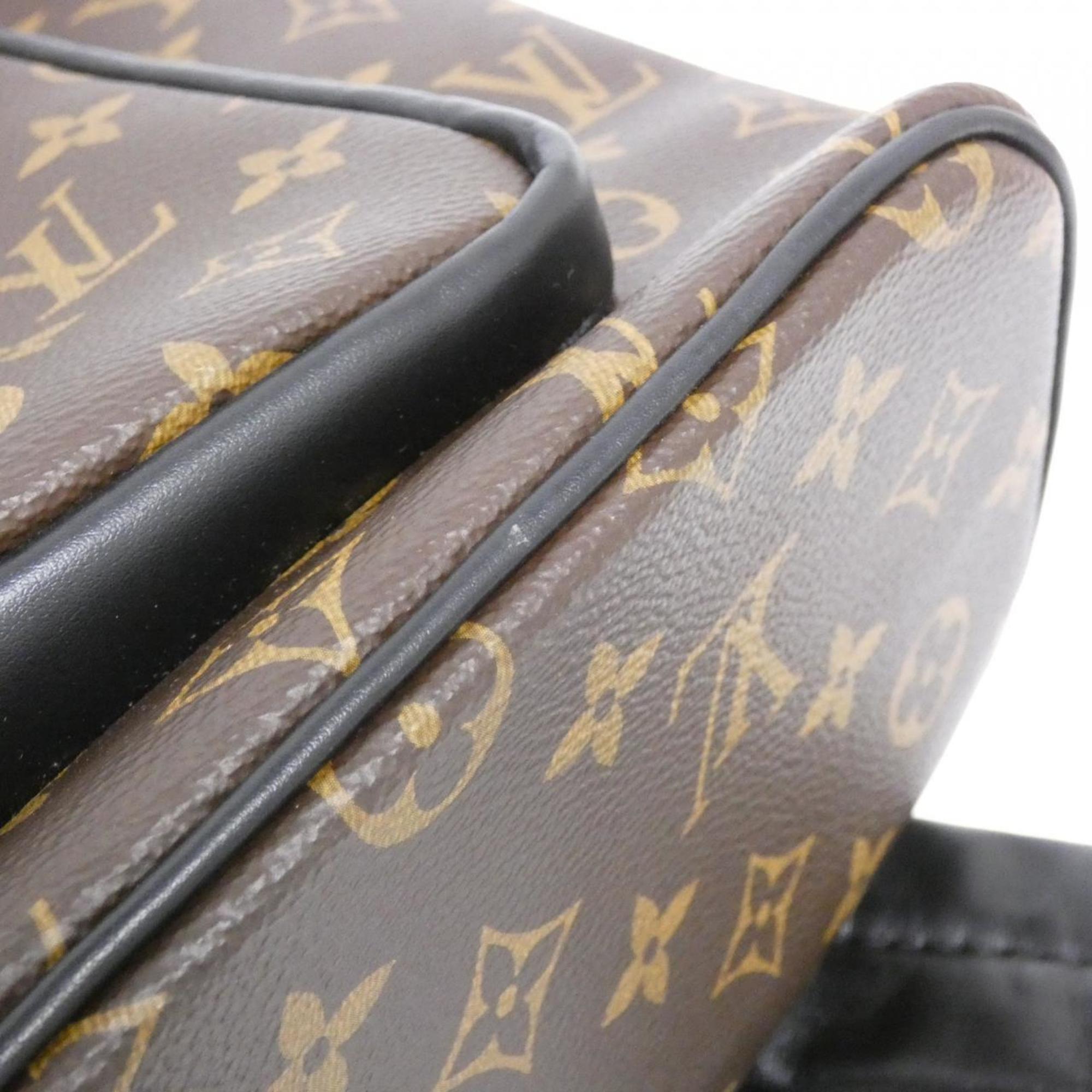 Louis Vuitton Marron Coated Canvas Backpack