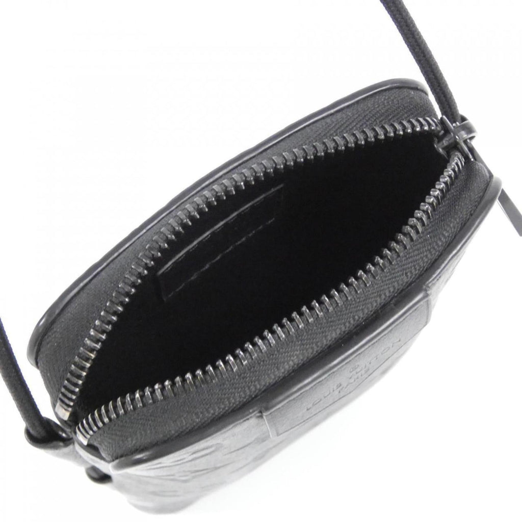 Louis Vuitton Black Leather Pouch Shoulder Bag