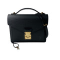 Louis Vuitton Black Noir Epi Leather Handbag Shoulder Bag