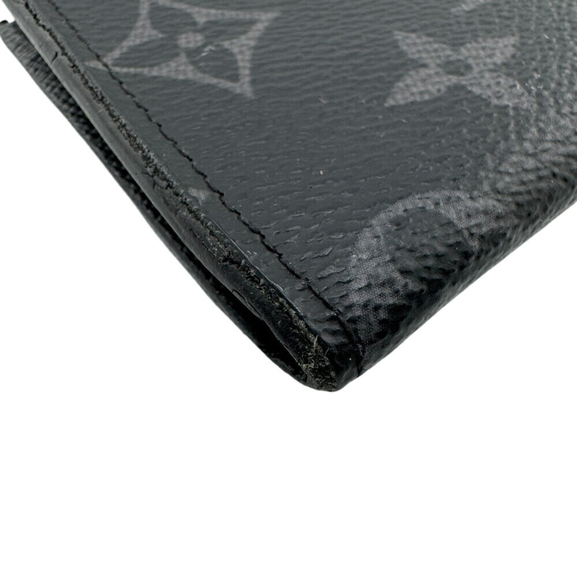 Louis Vuitton Black Leather Coin Purse/Coin Case
