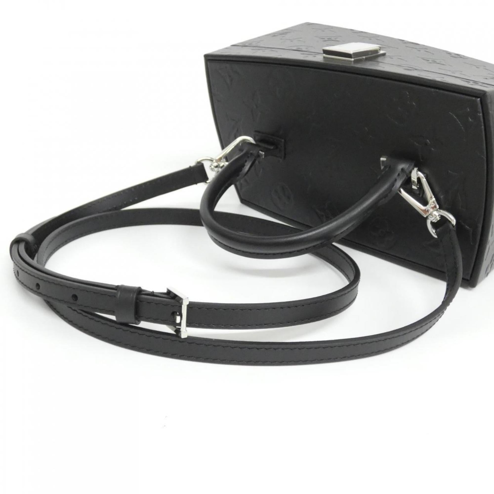 Louis Vuitton Black Leather Handbag