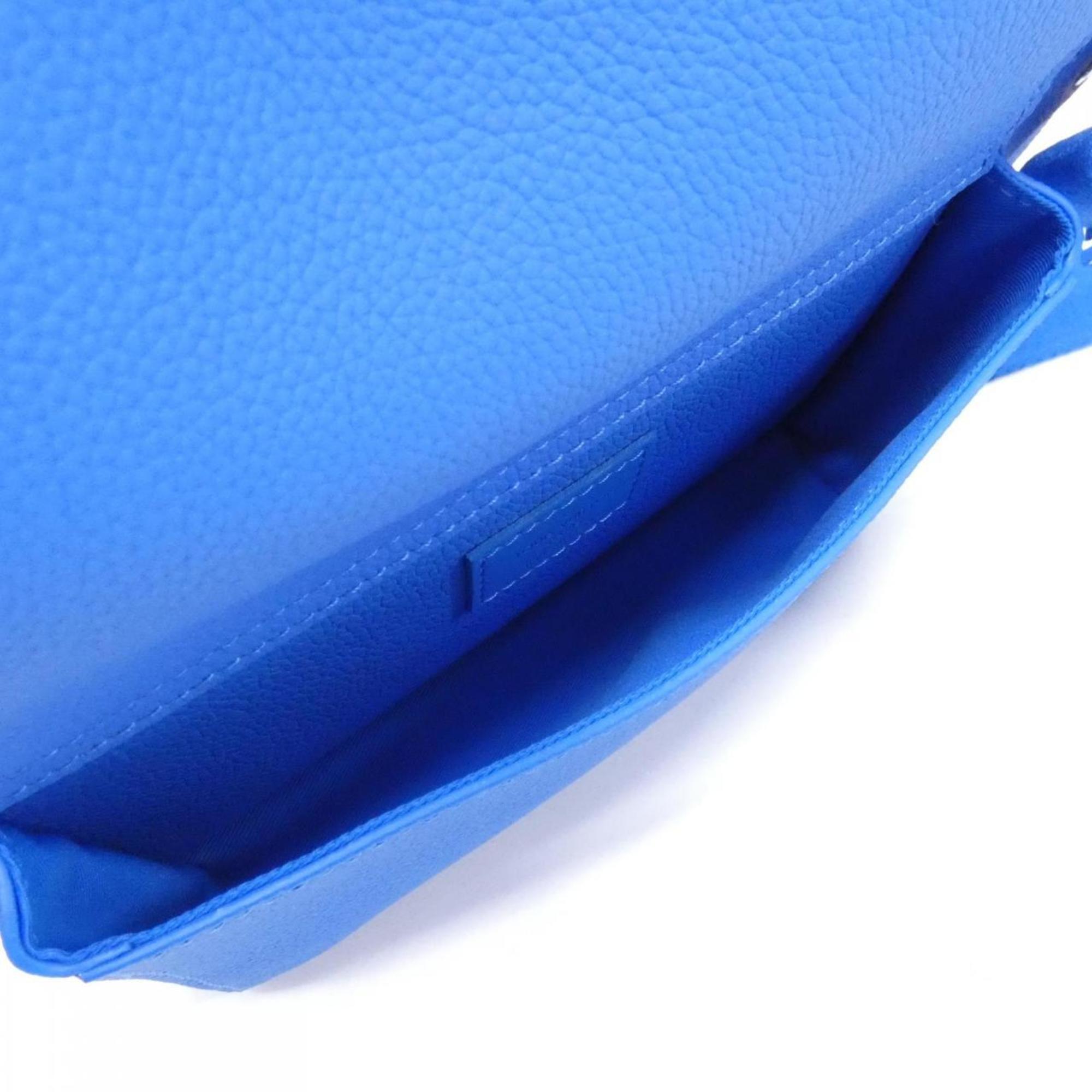 Louis Vuitton Blue Leather Shoulder Bag