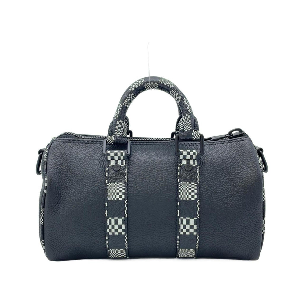 Louis Vuitton Black Leather Shoulder Bag