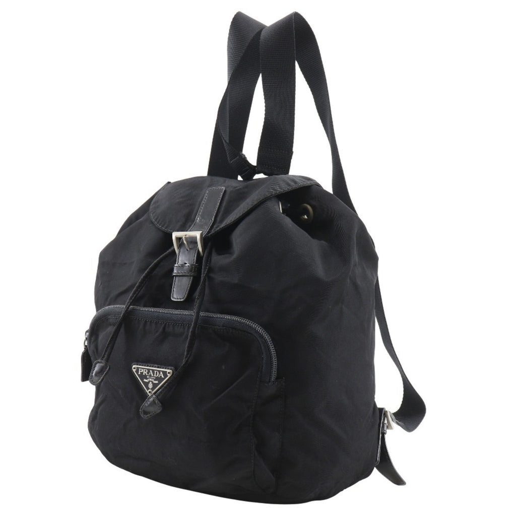 Prada Black Nylon Backpack Tote Bag