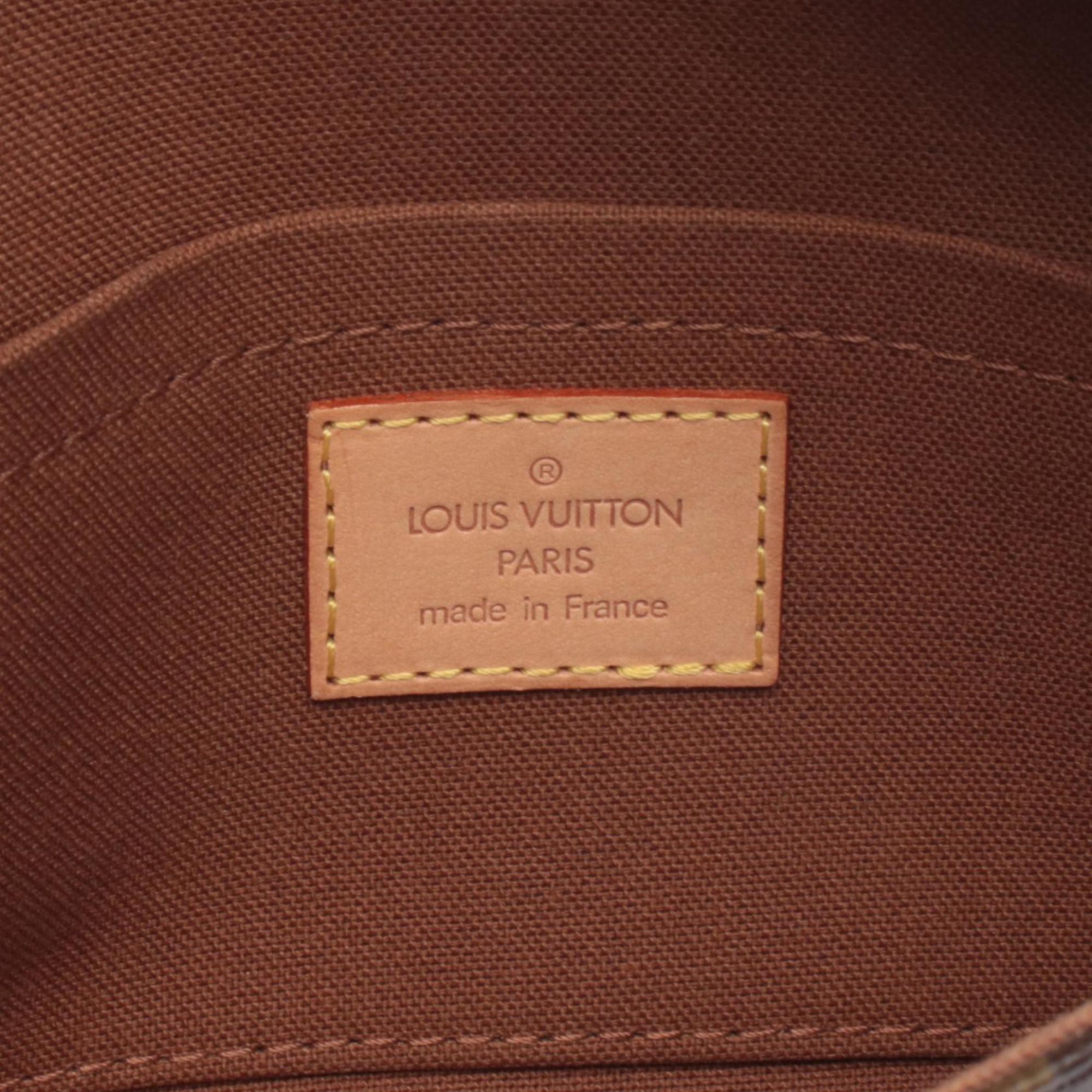 Louis Vuitton Brown Monogram Coated Canvas Leather Fanny Pack Pochette
