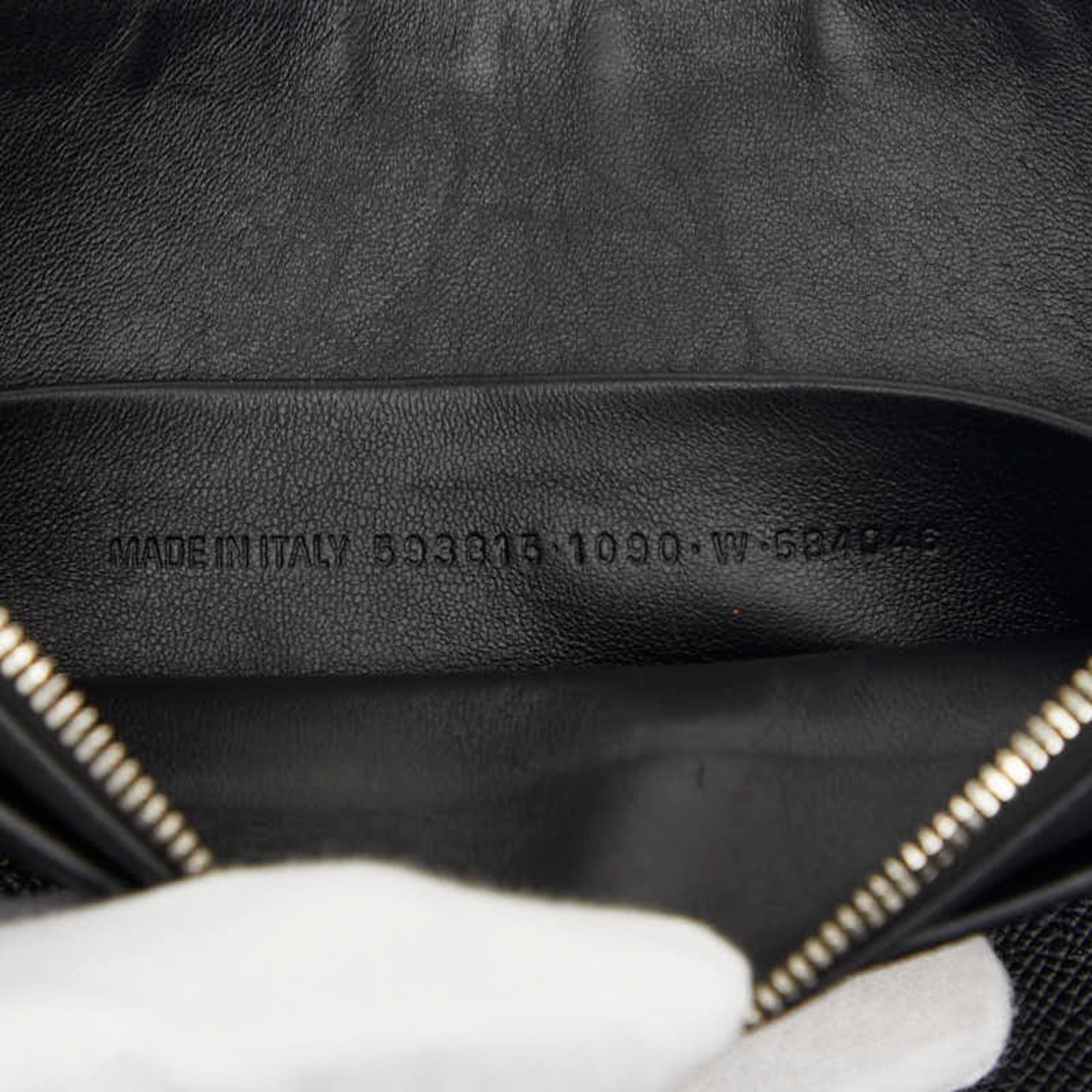 Balenciaga Black Leather Clutch