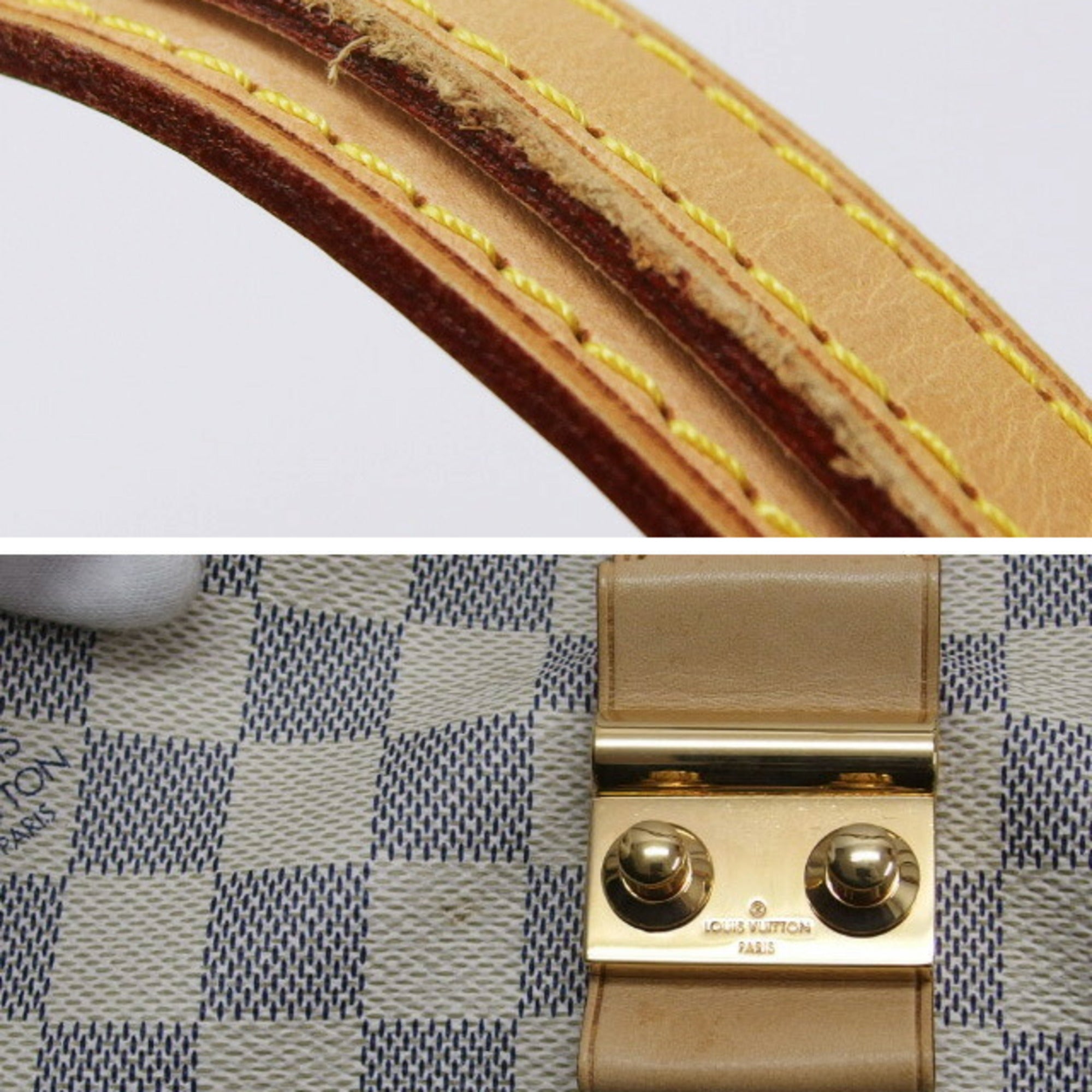 Louis Vuitton Damier Azur Shoulder Bag Tote Bag