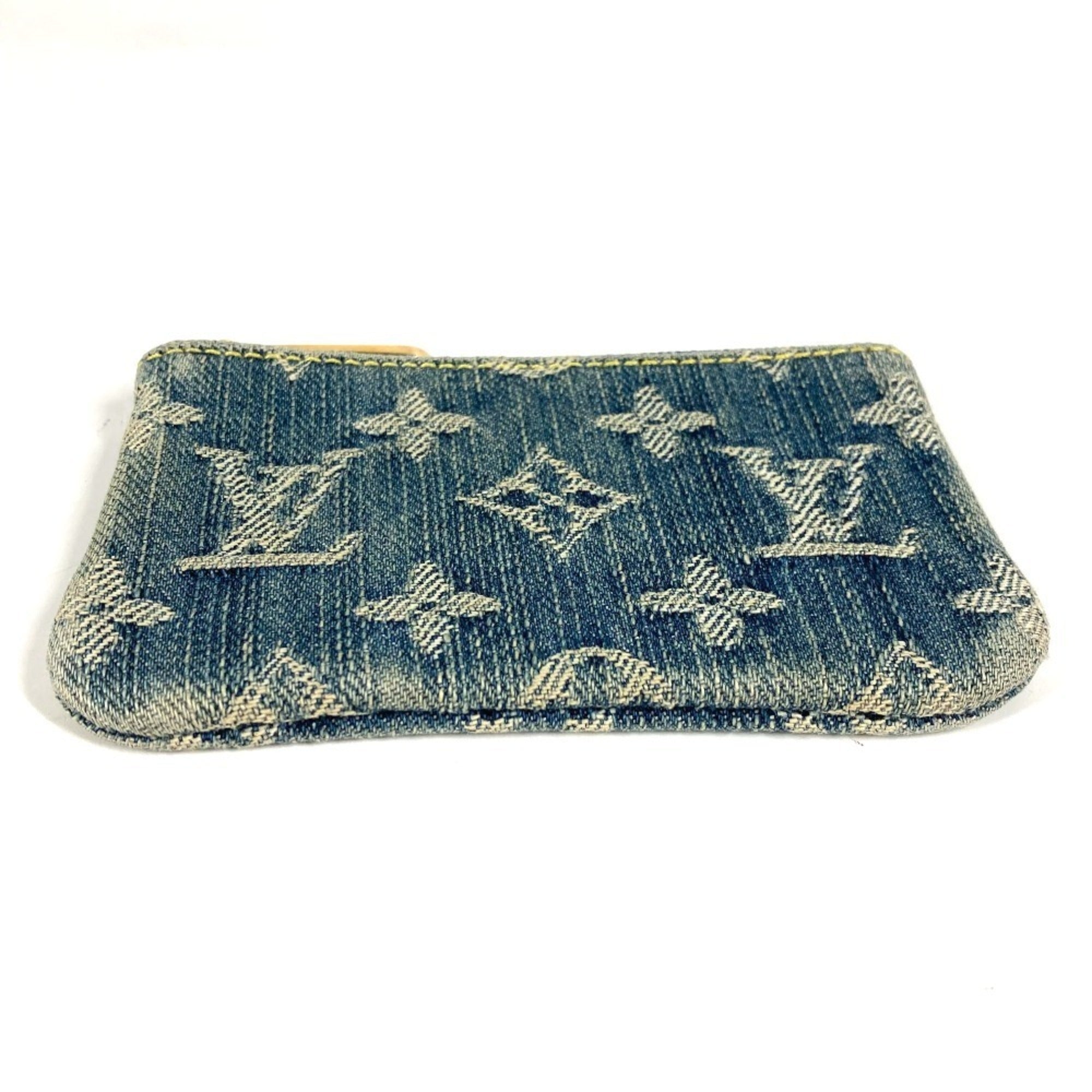 Louis Vuitton Blue Monogram Denim Coin Purse/Coin Case