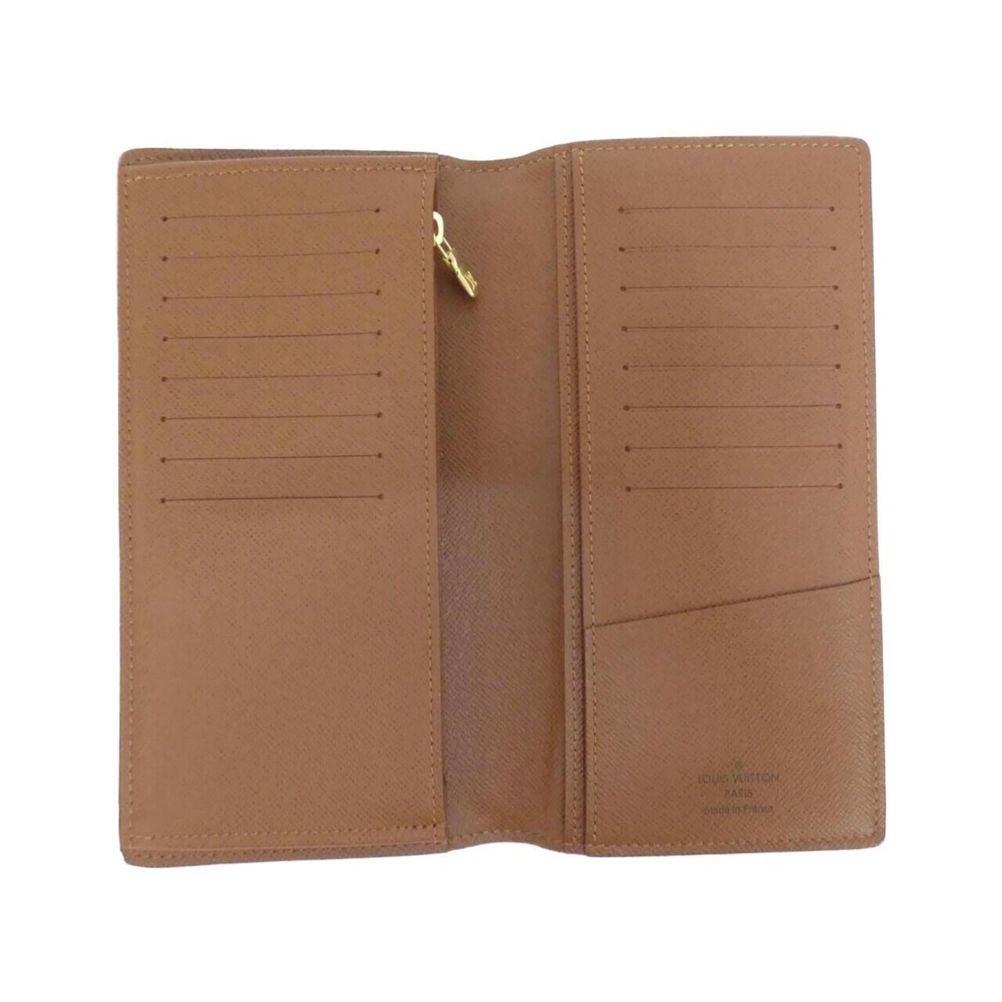 Louis Vuitton Monogram Marron Coated Canvas Long Wallet