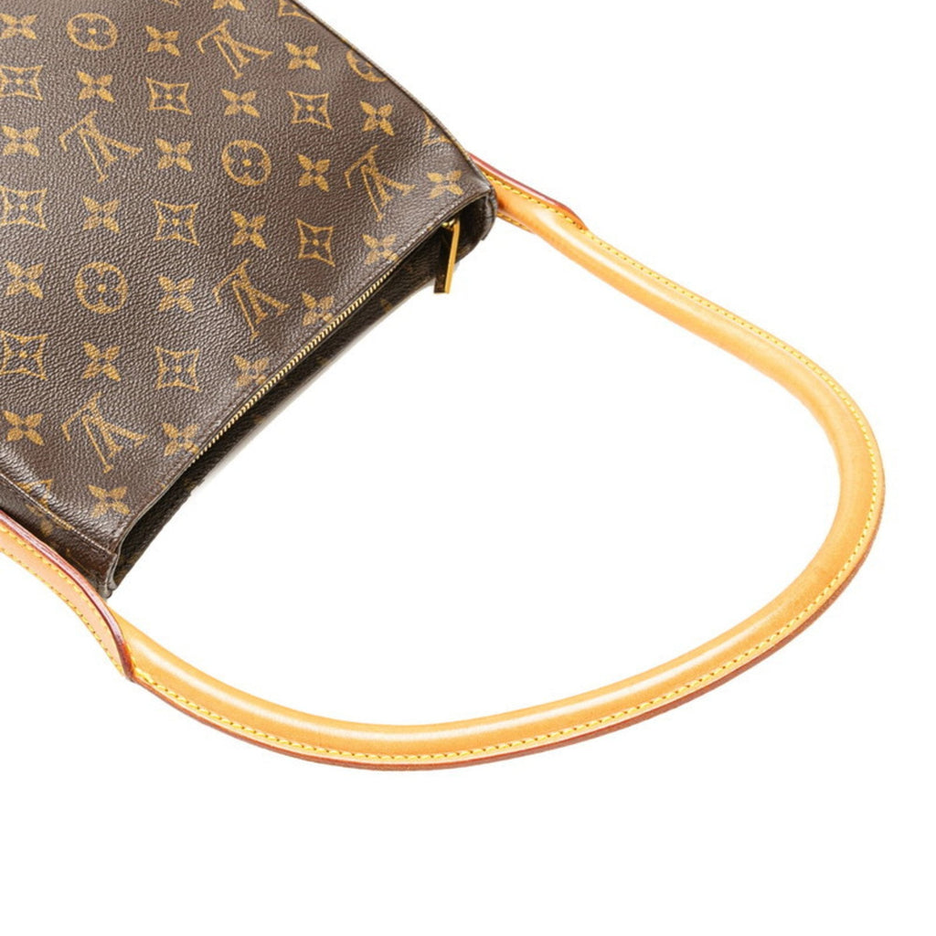 Louis Vuitton Brown Pvc Leather Handbag Shoulder Bag
