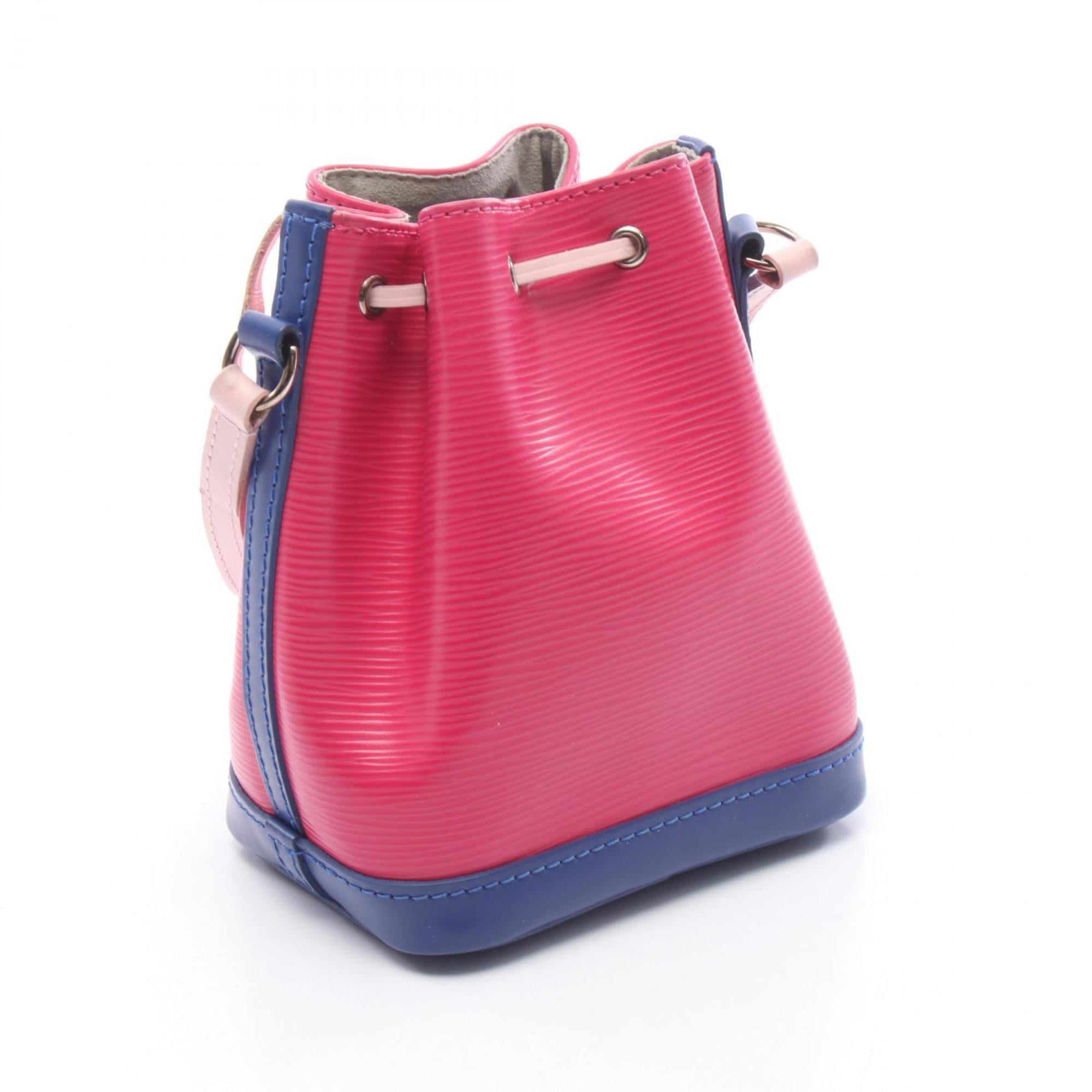 Louis Vuitton Blue Fuchsia Pink Epi Leather Handbag Shoulder Bag