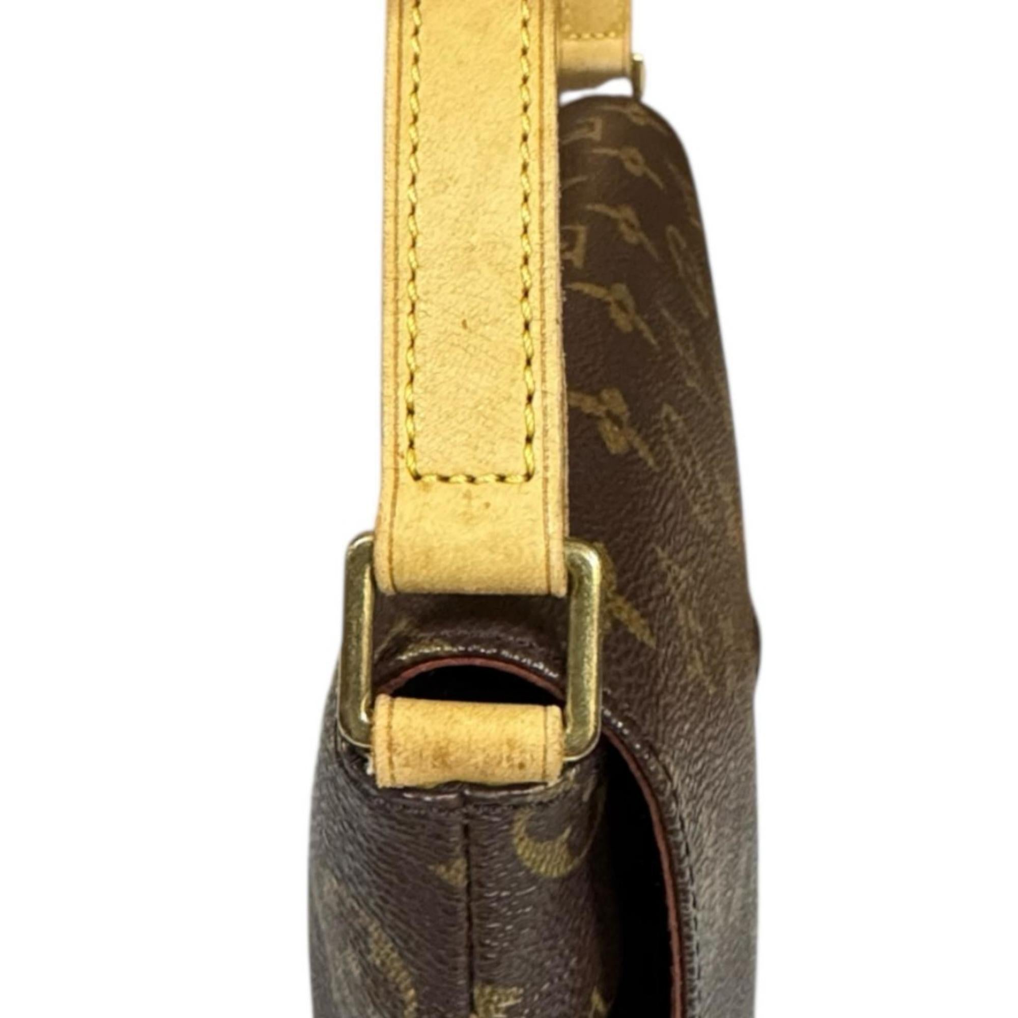 Louis Vuitton Brown Monogram Canvas Shoulder Bag