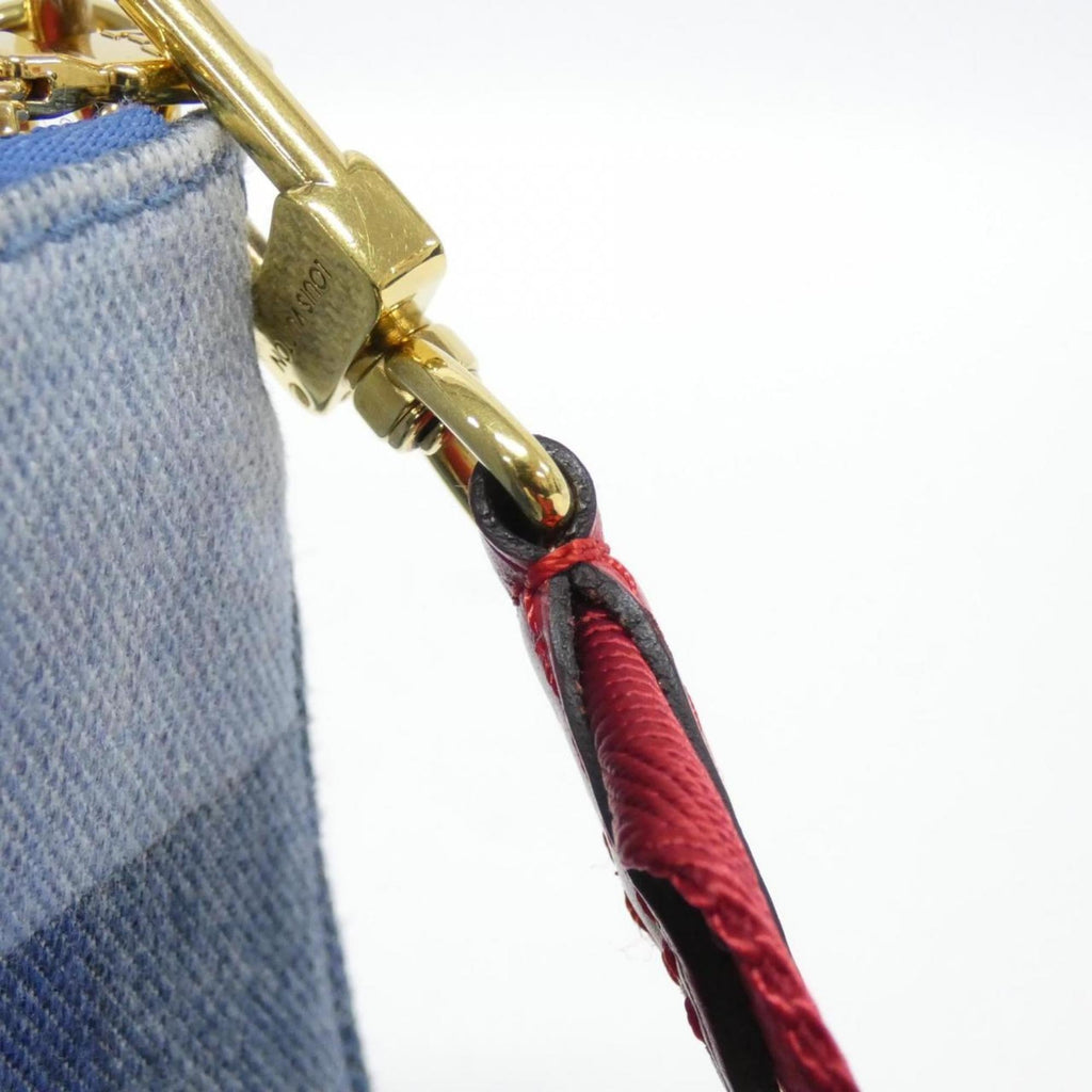Louis Vuitton Monogram Denim Rouge Canvas Pochette Shoulder Bag