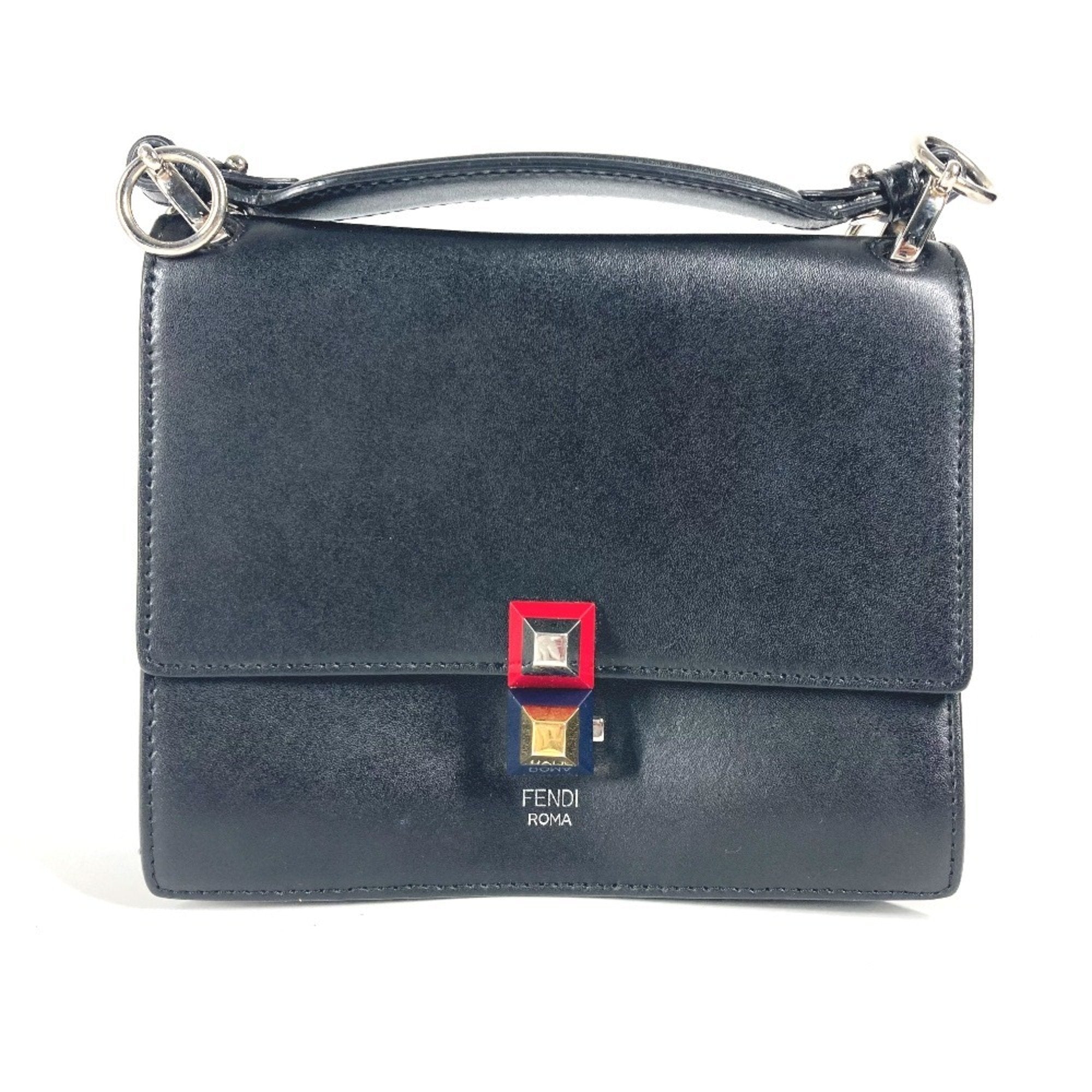 Fendi Black Leather Handbag