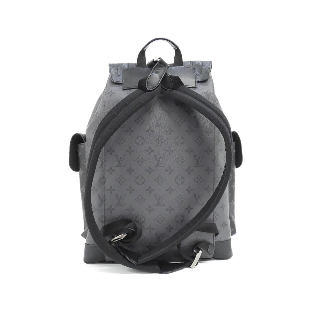 Louis Vuitton Black Coated Canvas Backpack