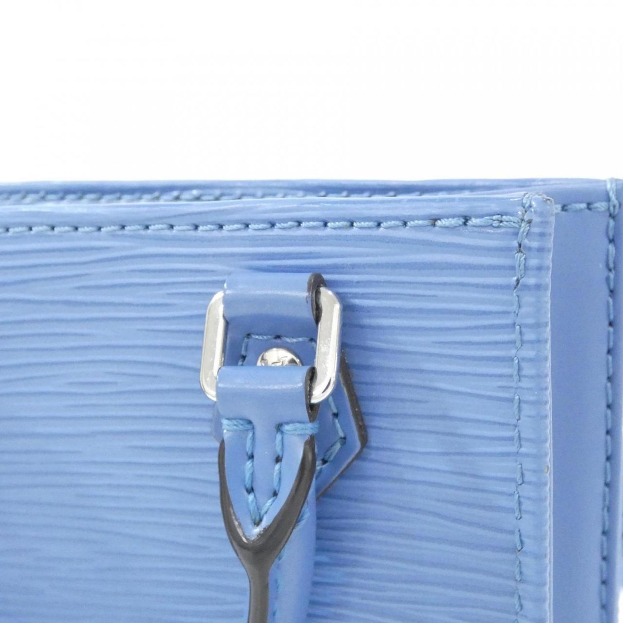 Louis Vuitton Blue Leather Handbag