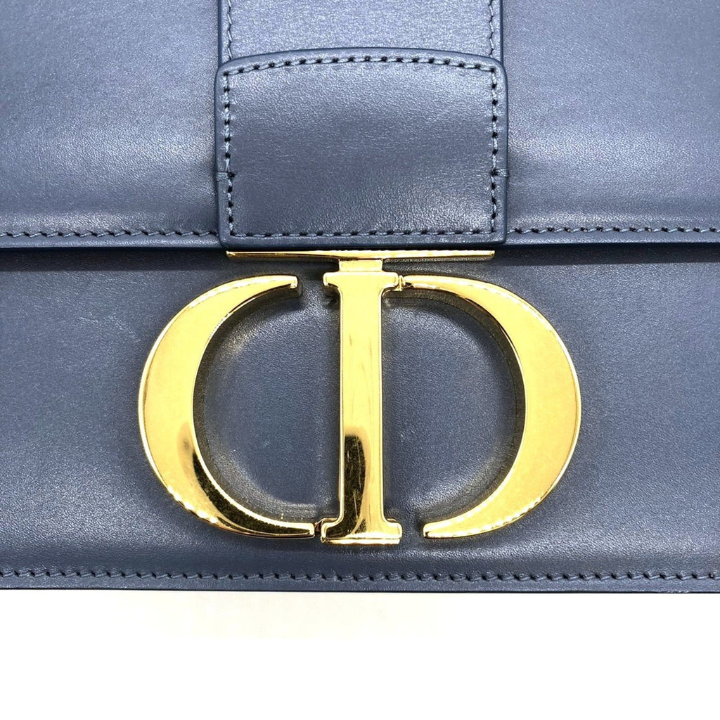 Christian Dior Blue Leather Shoulder Bag (Pre-Owned)