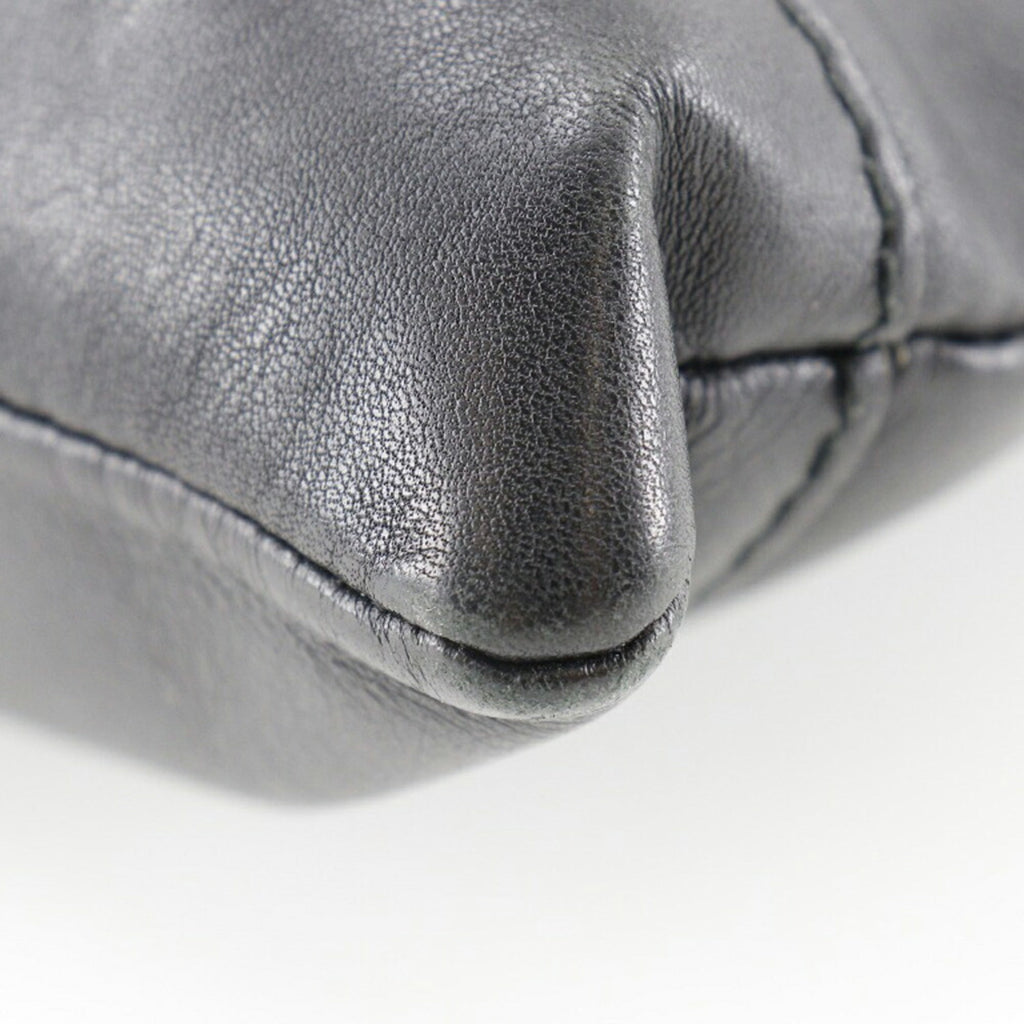 Balenciaga Black Suede Clutch