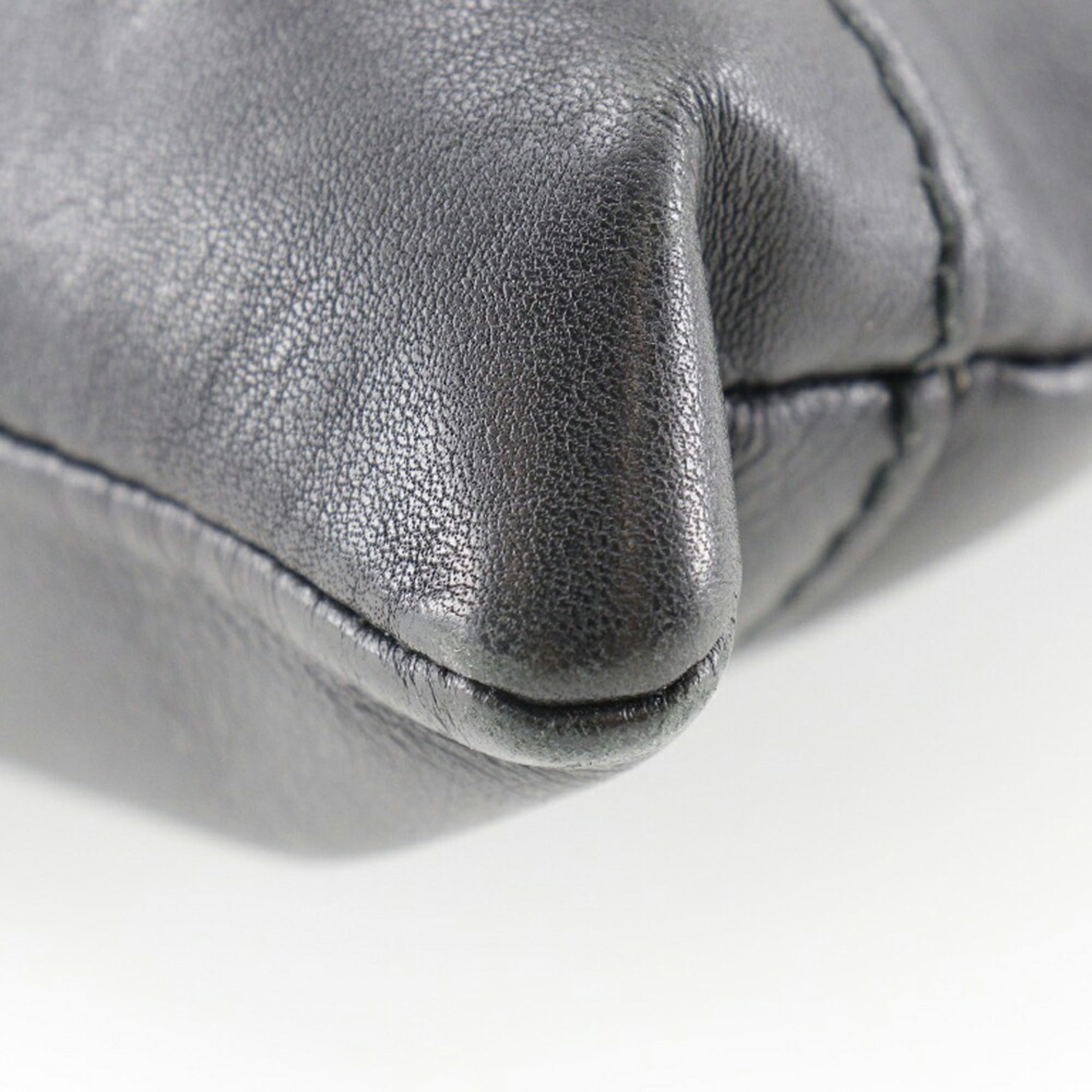Balenciaga Black Suede Clutch