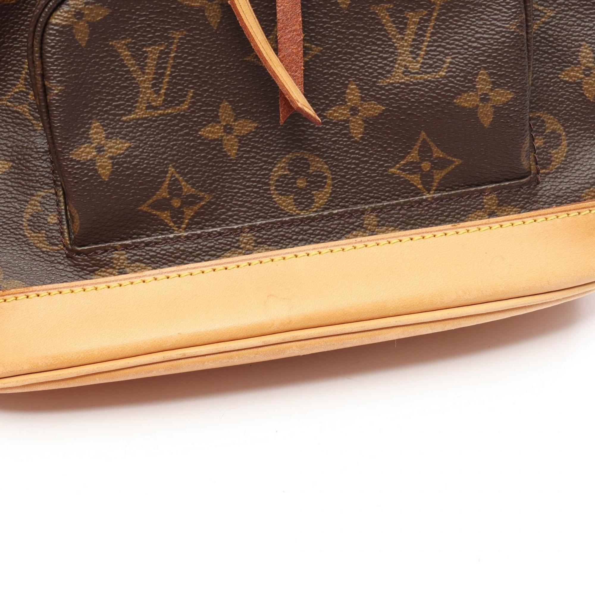 Louis Vuitton Brown Monogram Monogram Leather Backpack