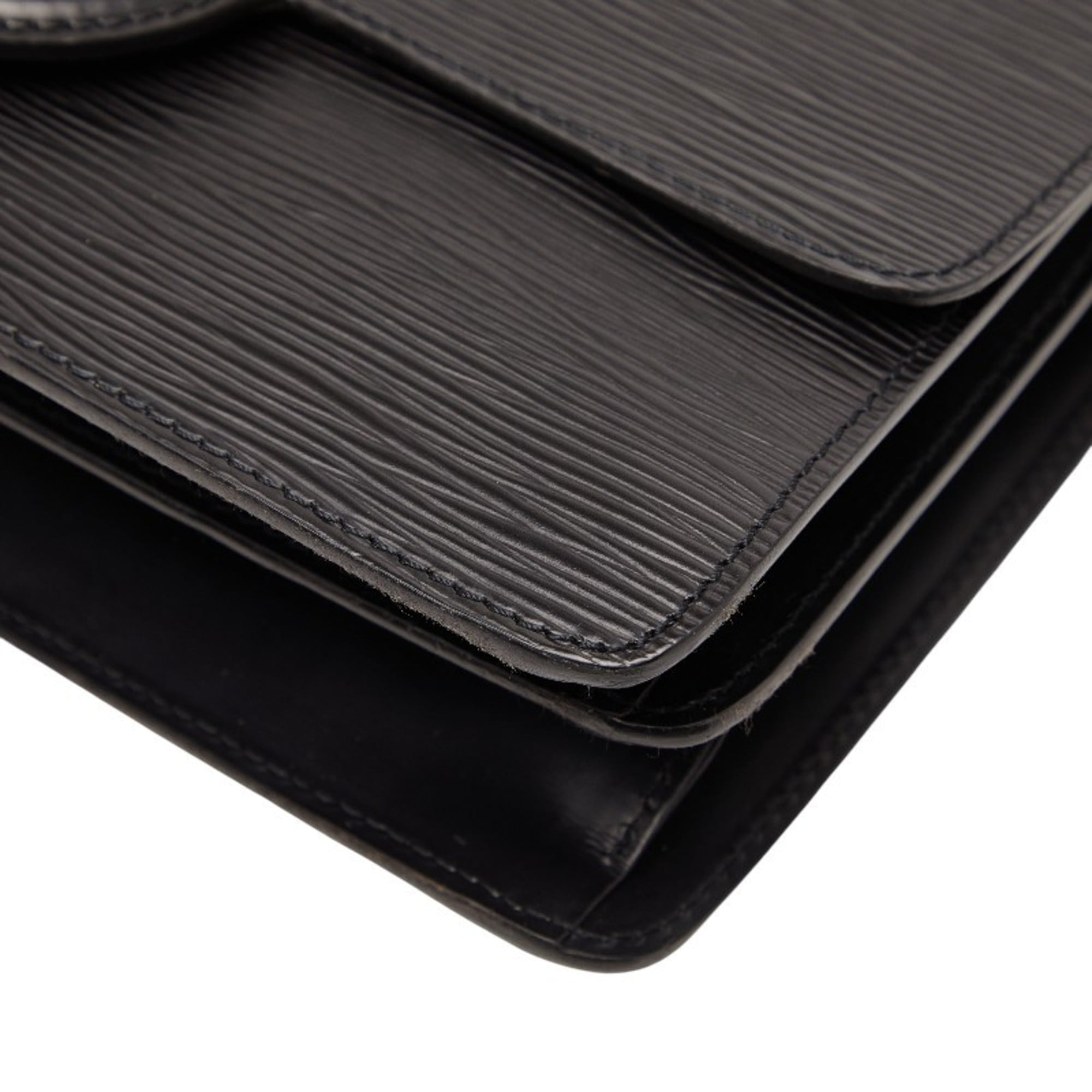 Louis Vuitton Black Noir Leather Shoulder Bag